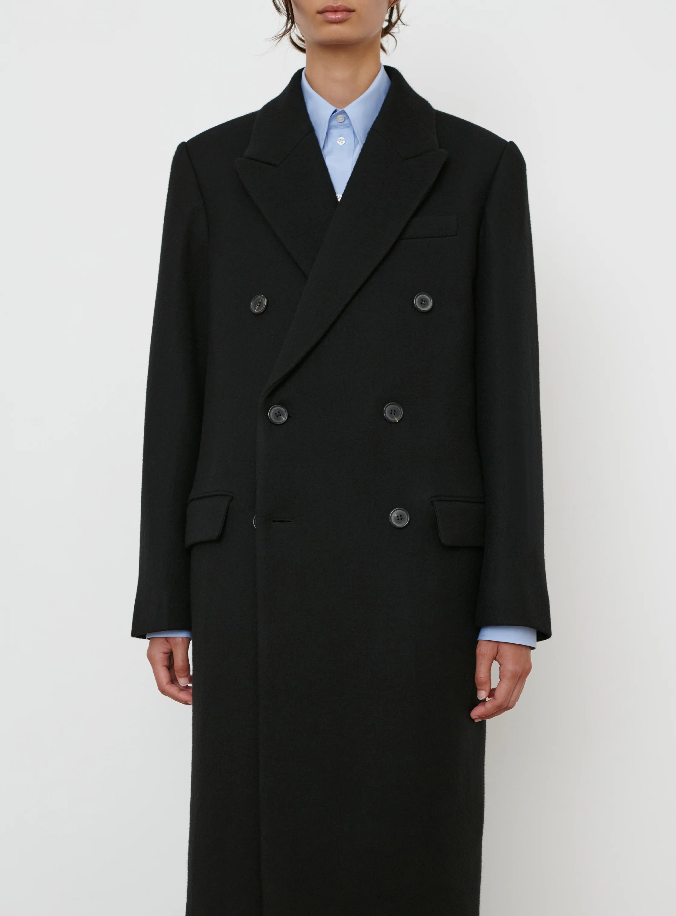 Classic Double Breasted Coat - Image 4