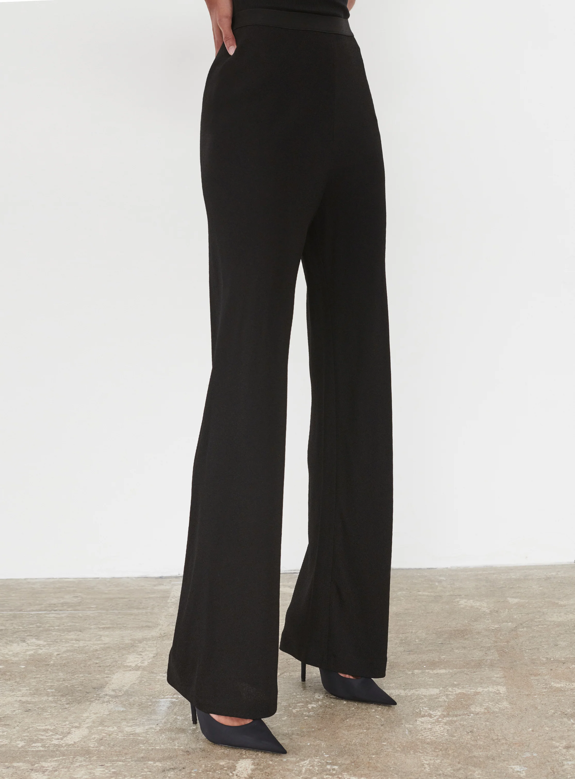 Crepe Bias Cut Pant - Image 4