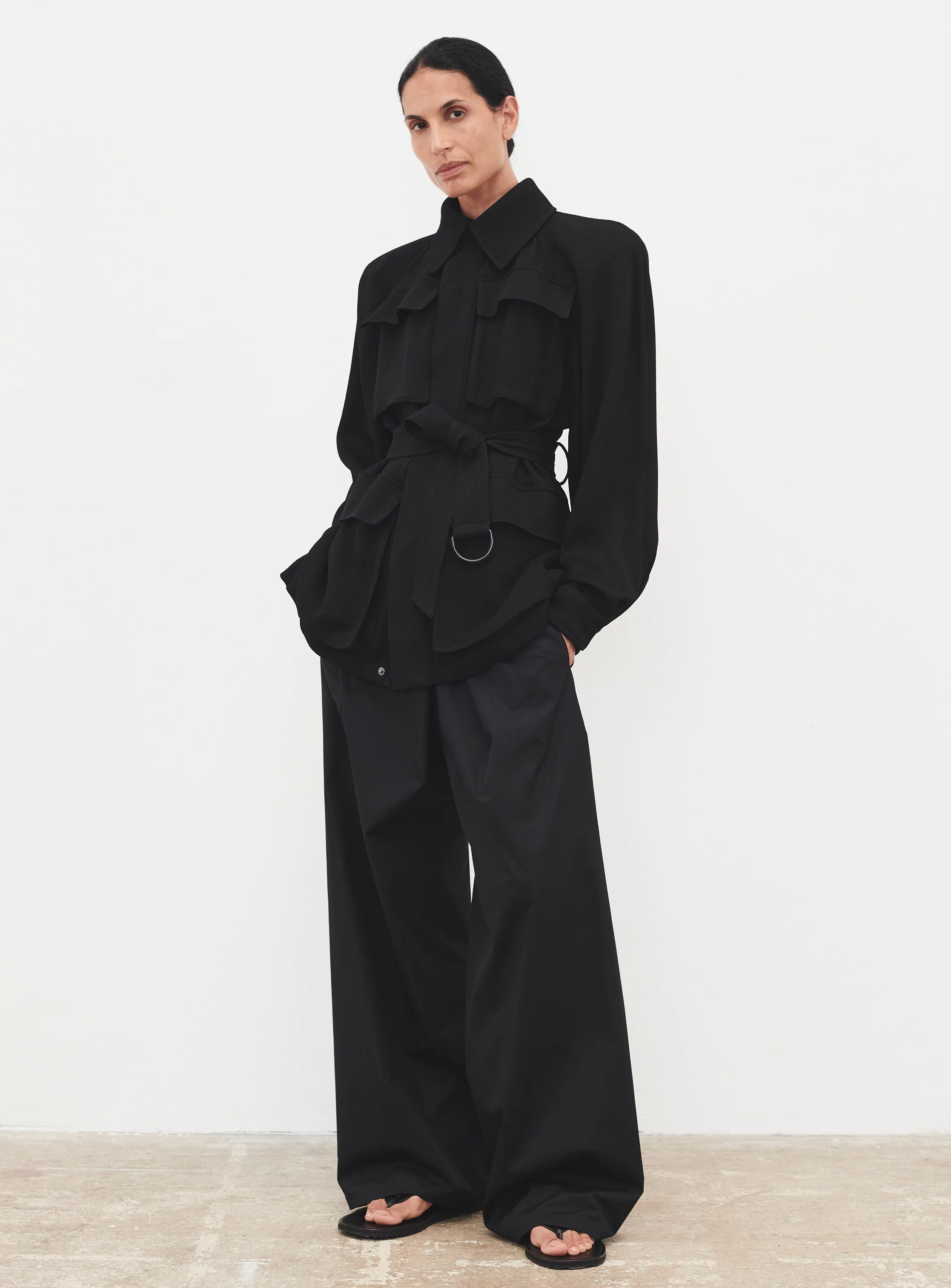 Crepe Safari Jacket - Image 2