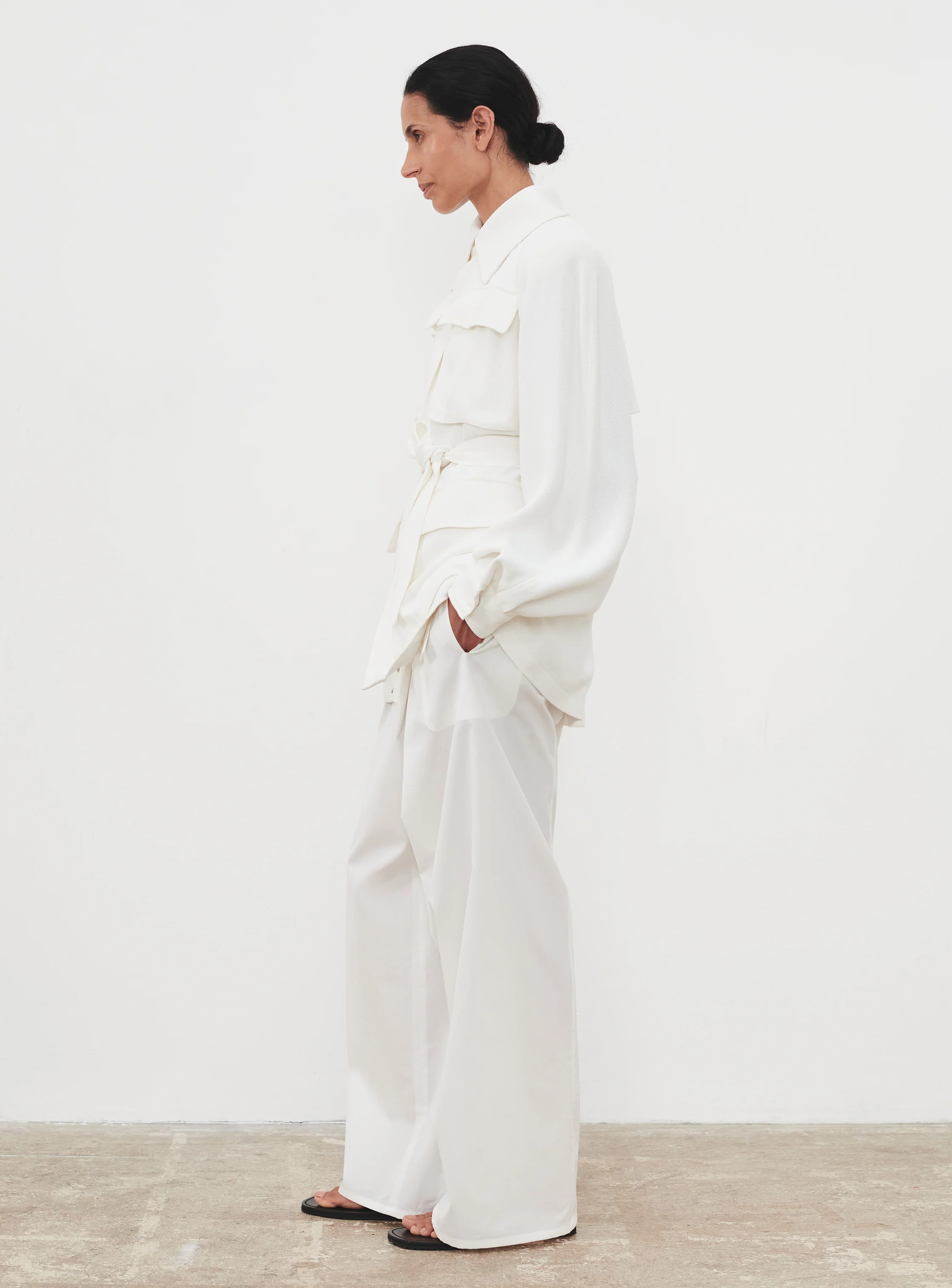 Crepe Safari Jacket - Image 3