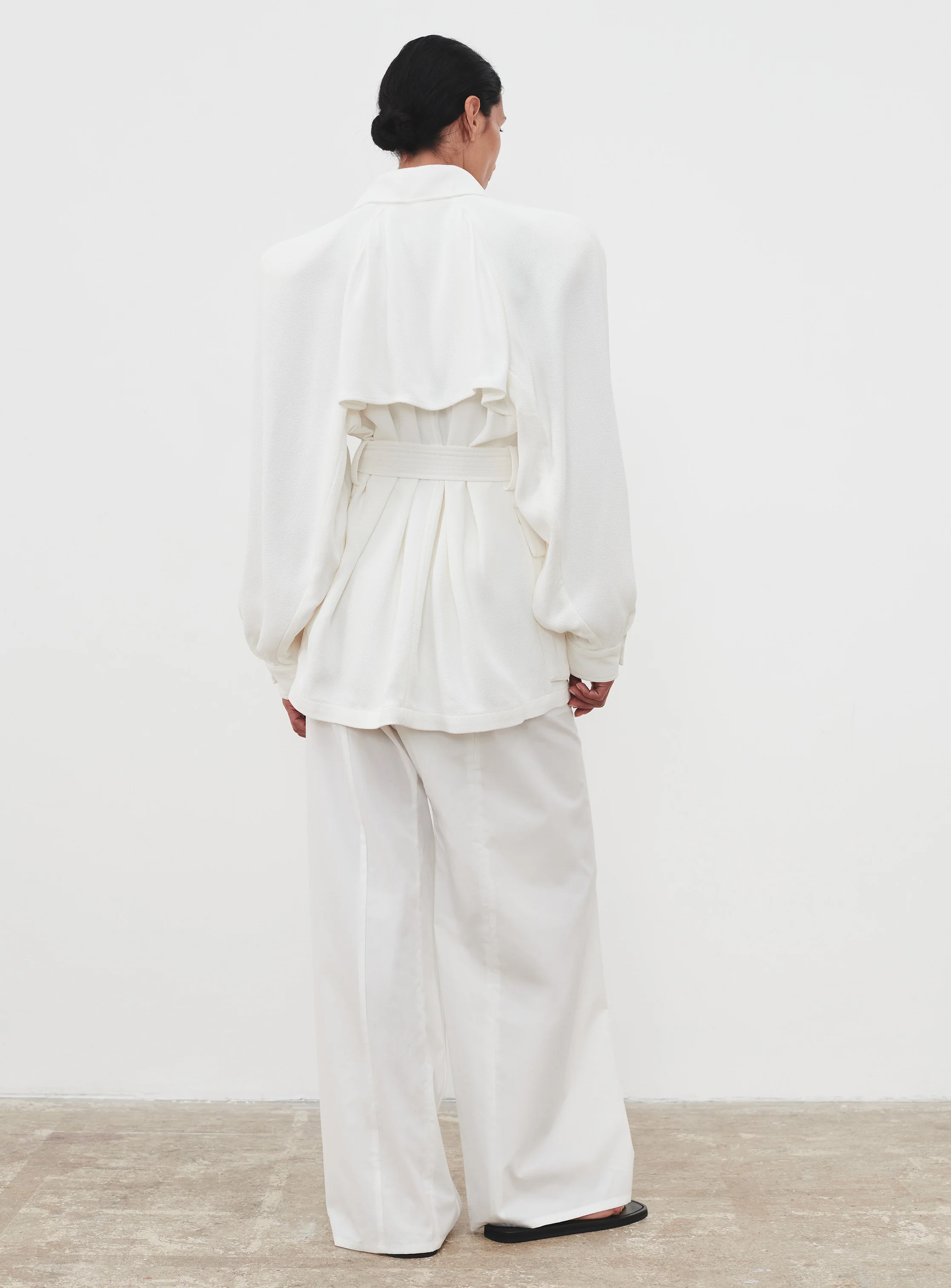 Crepe Safari Jacket - Image 4