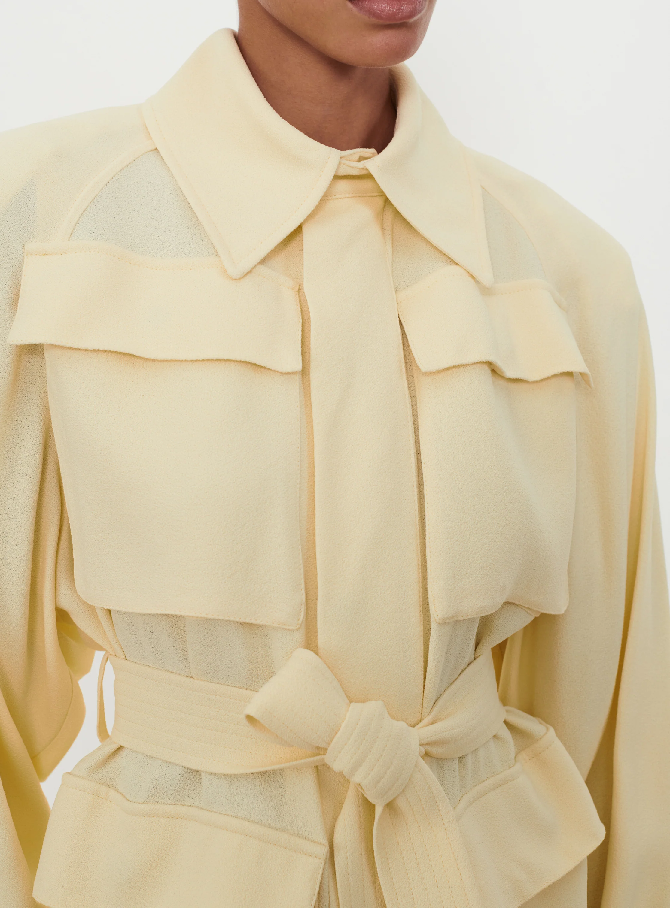 Crepe Safari Jacket - Image 5
