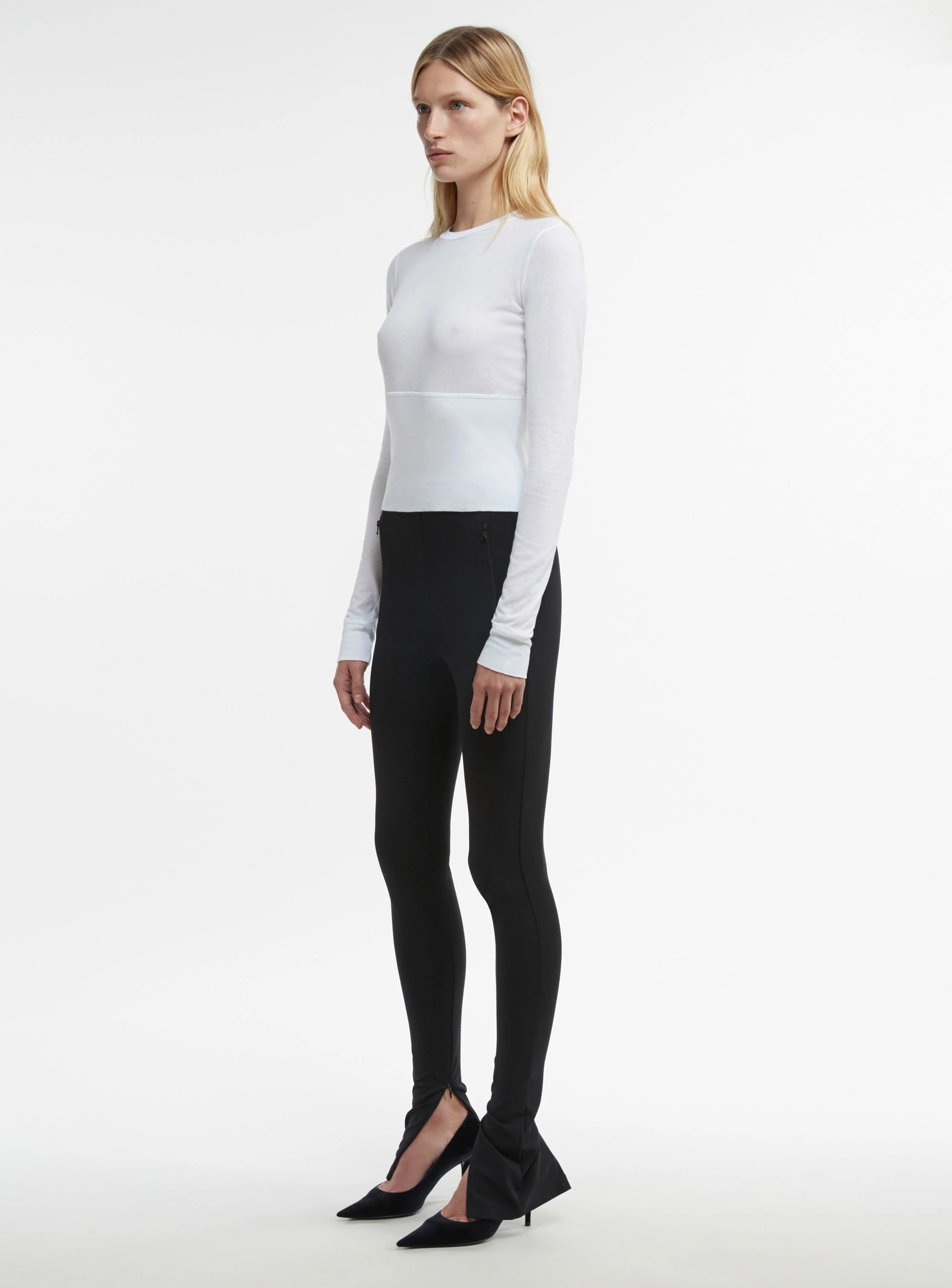 Crop Fitted Long Sleeve Tee - Image 6