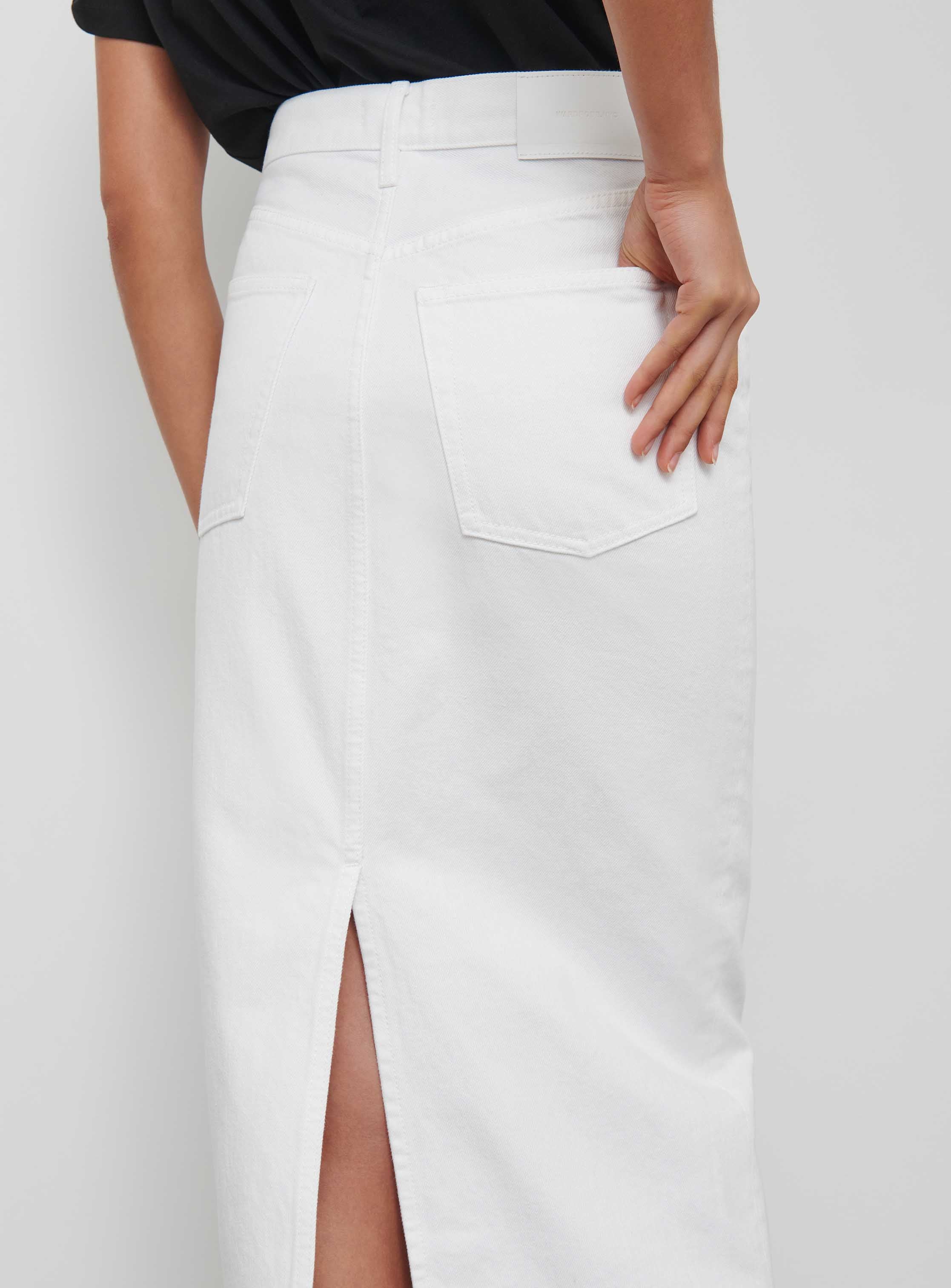 Denim Column Skirt - Image 6