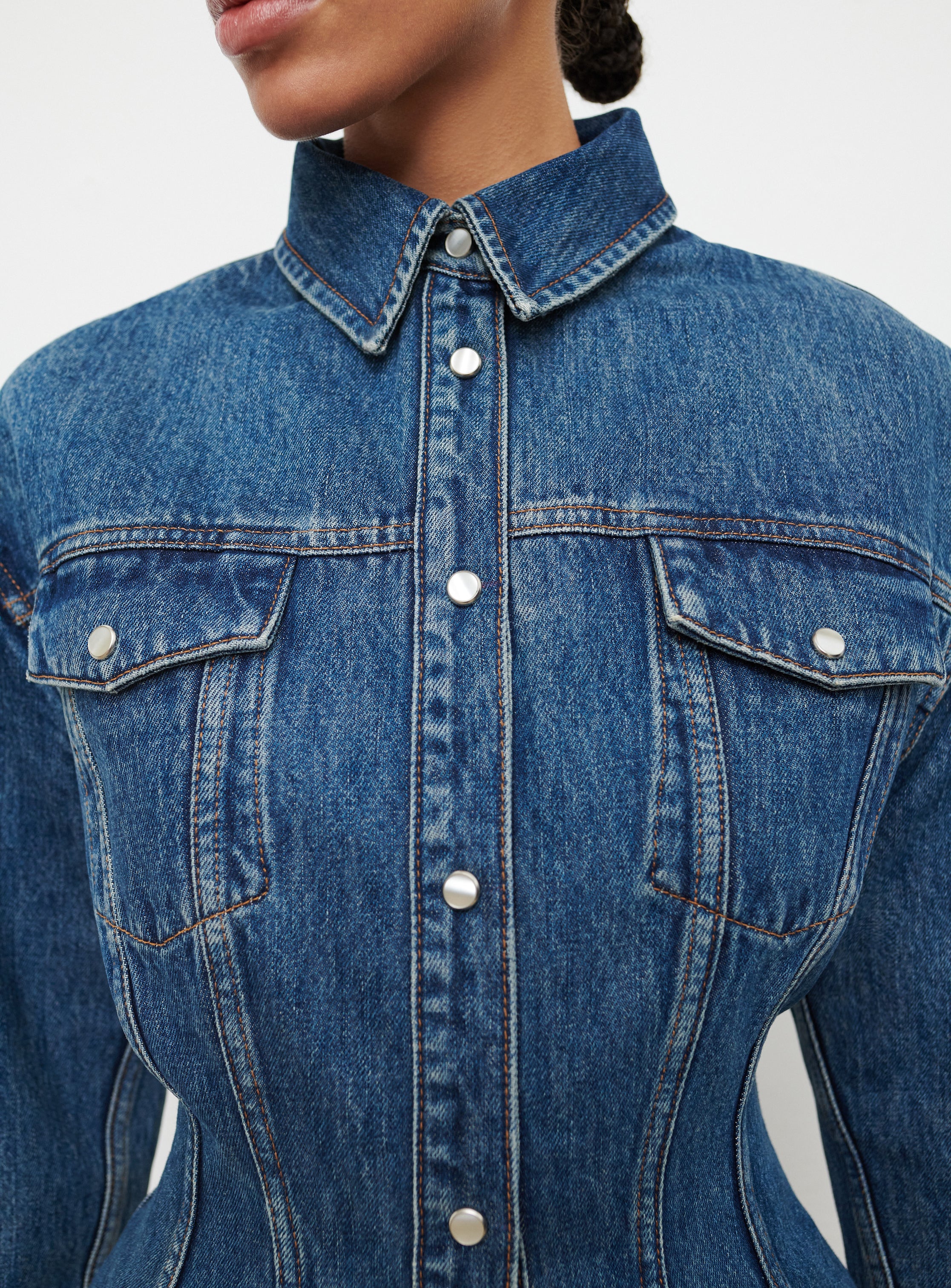 Denim Contour Jacket - Image 3