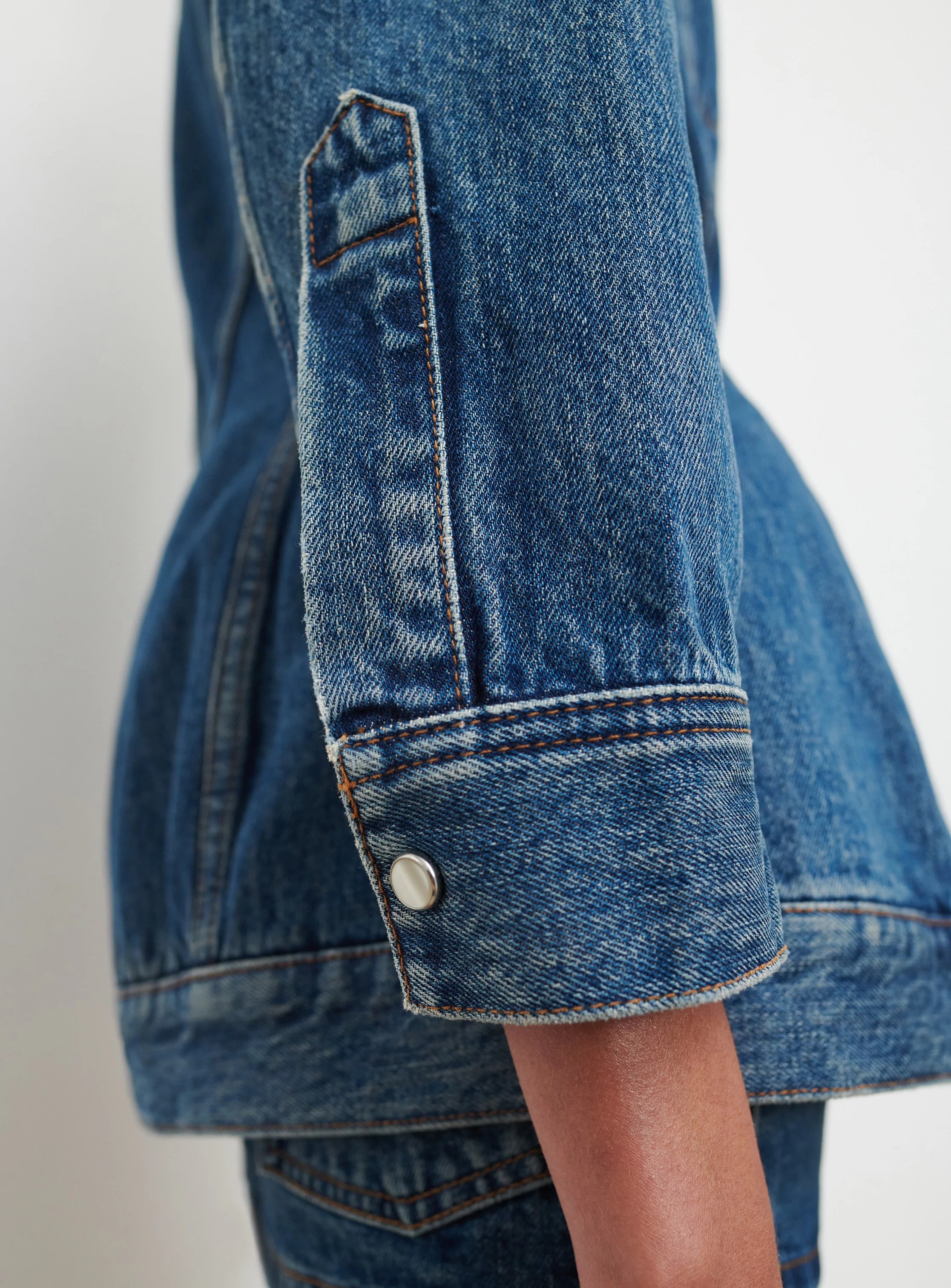 Denim Contour Jacket - Image 4