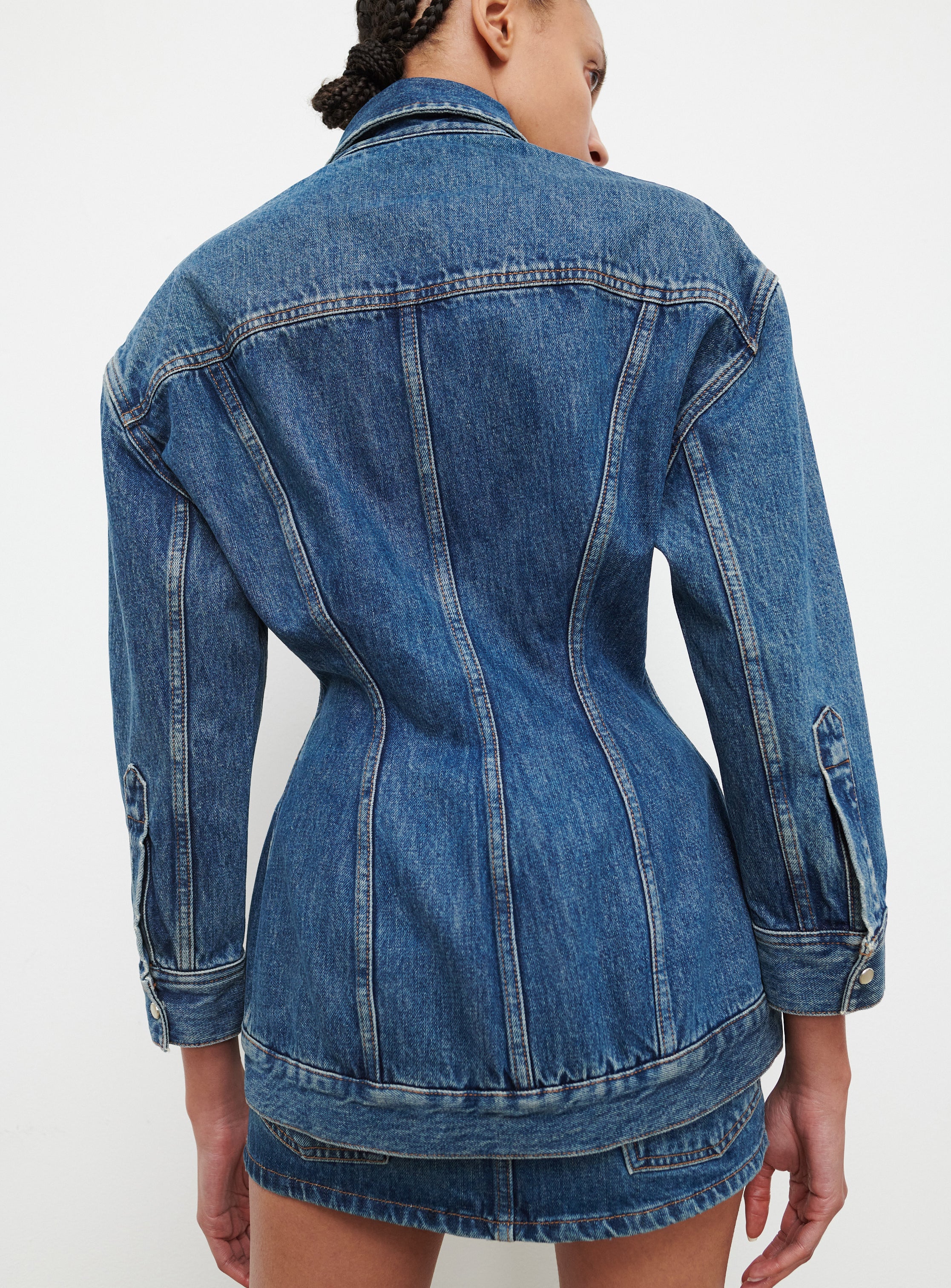 Denim Contour Jacket - Image 6