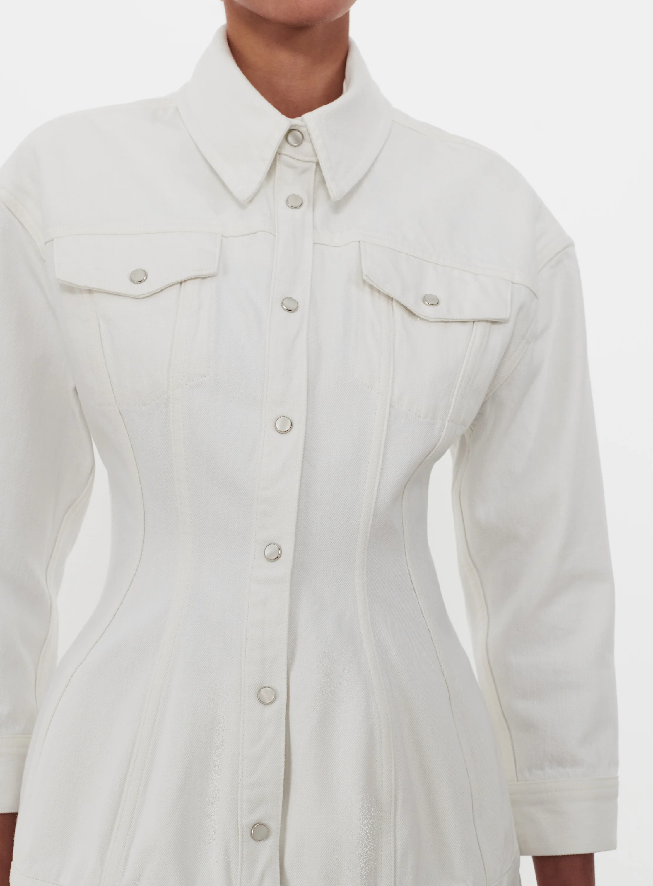 Denim Contour Jacket - Image 4