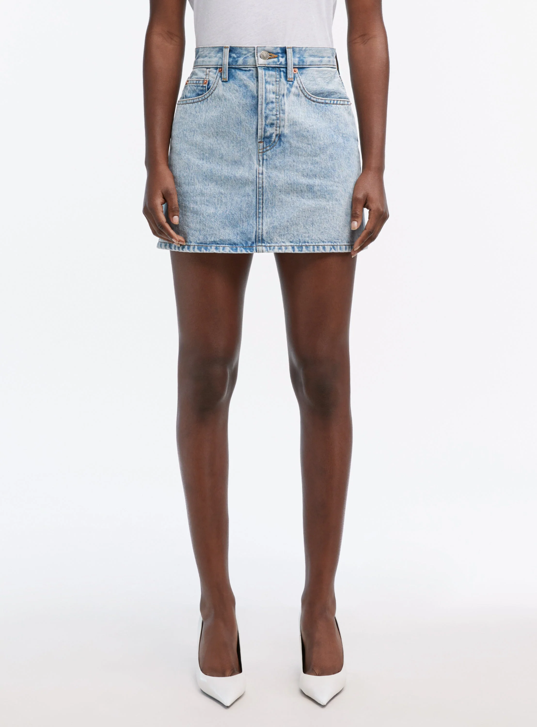 Denim Mini Skirt