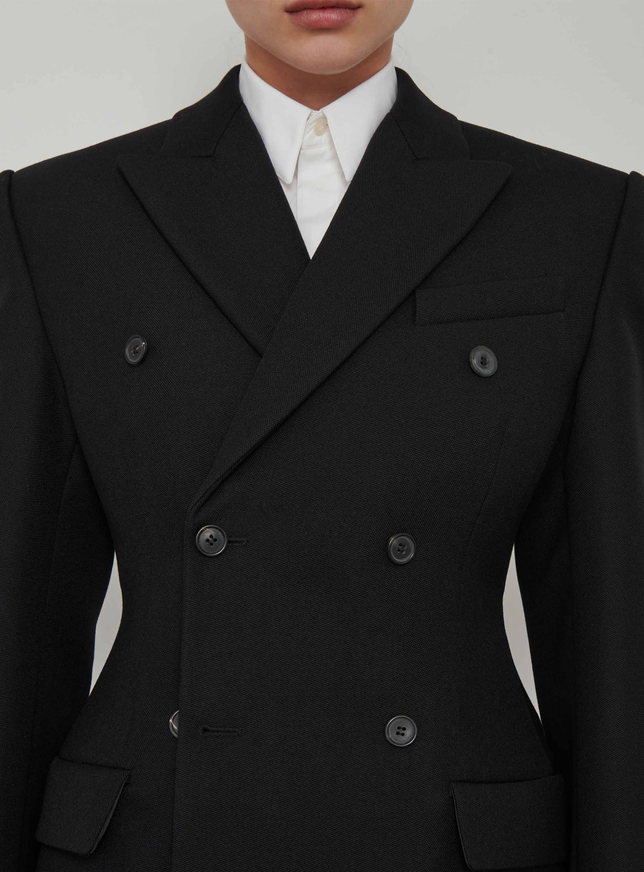 Double Breasted Contour Blazer - Image 6