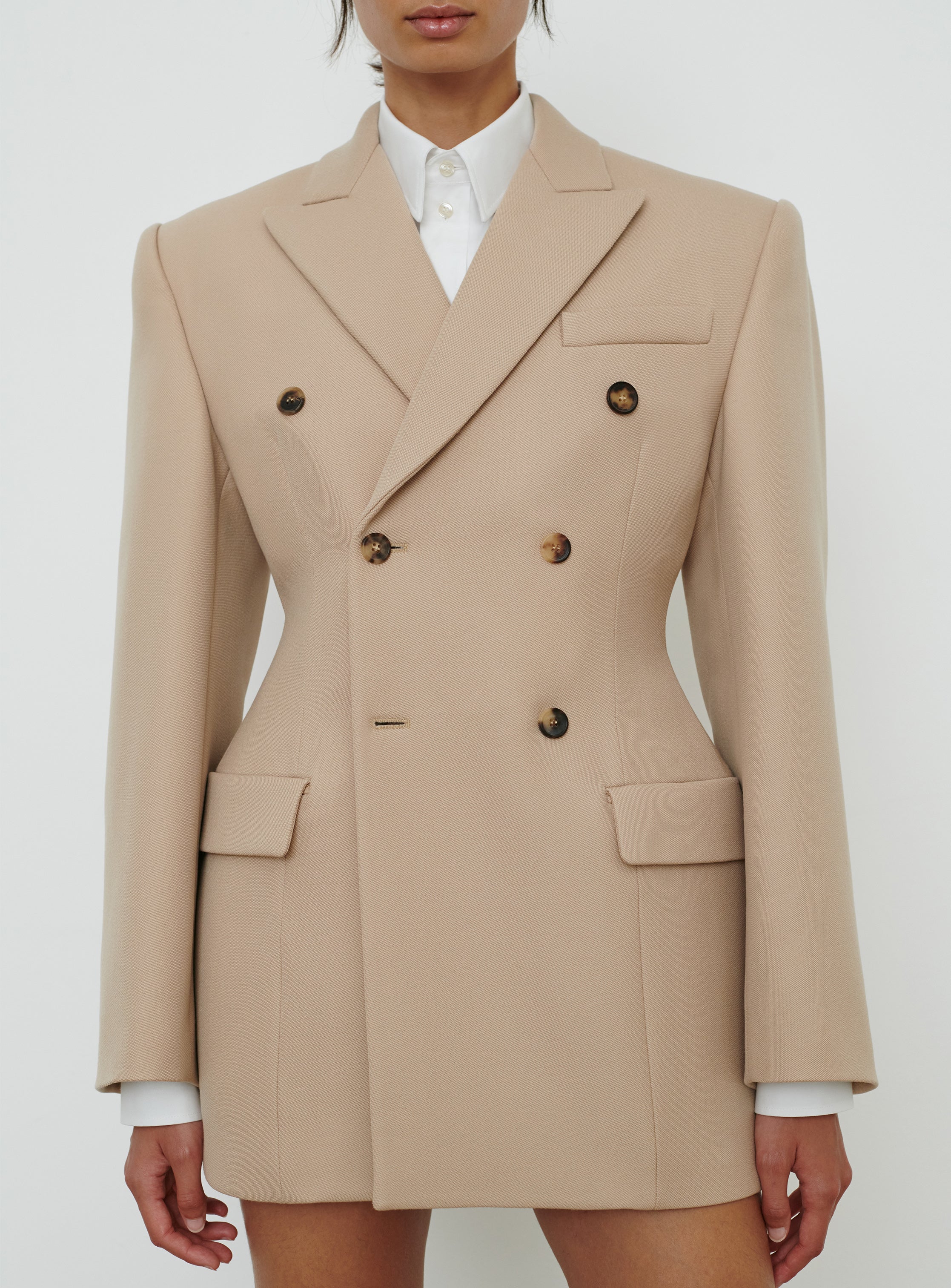 Double Breasted Contour Blazer - Image 3