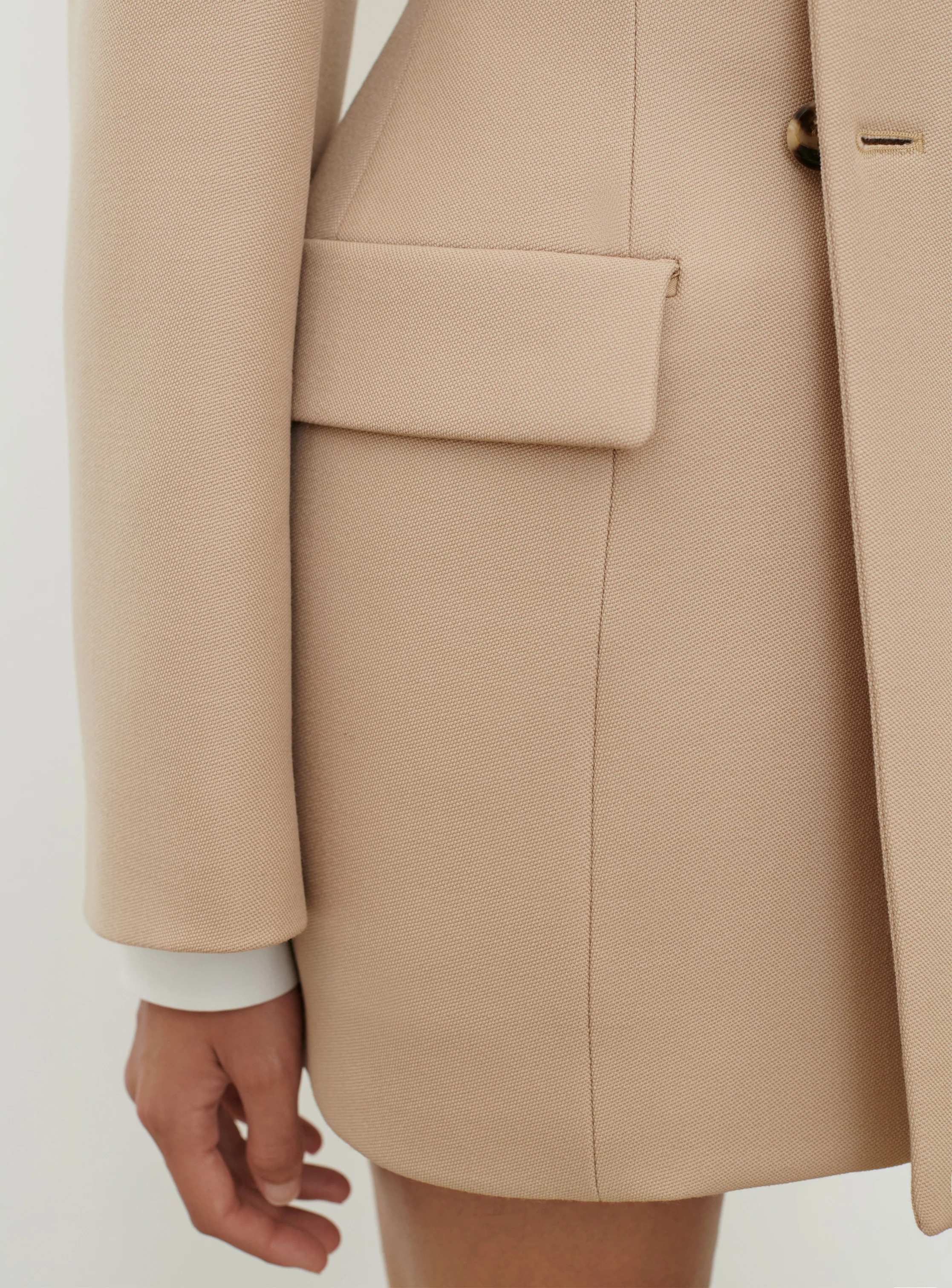 Double Breasted Contour Blazer - Image 5