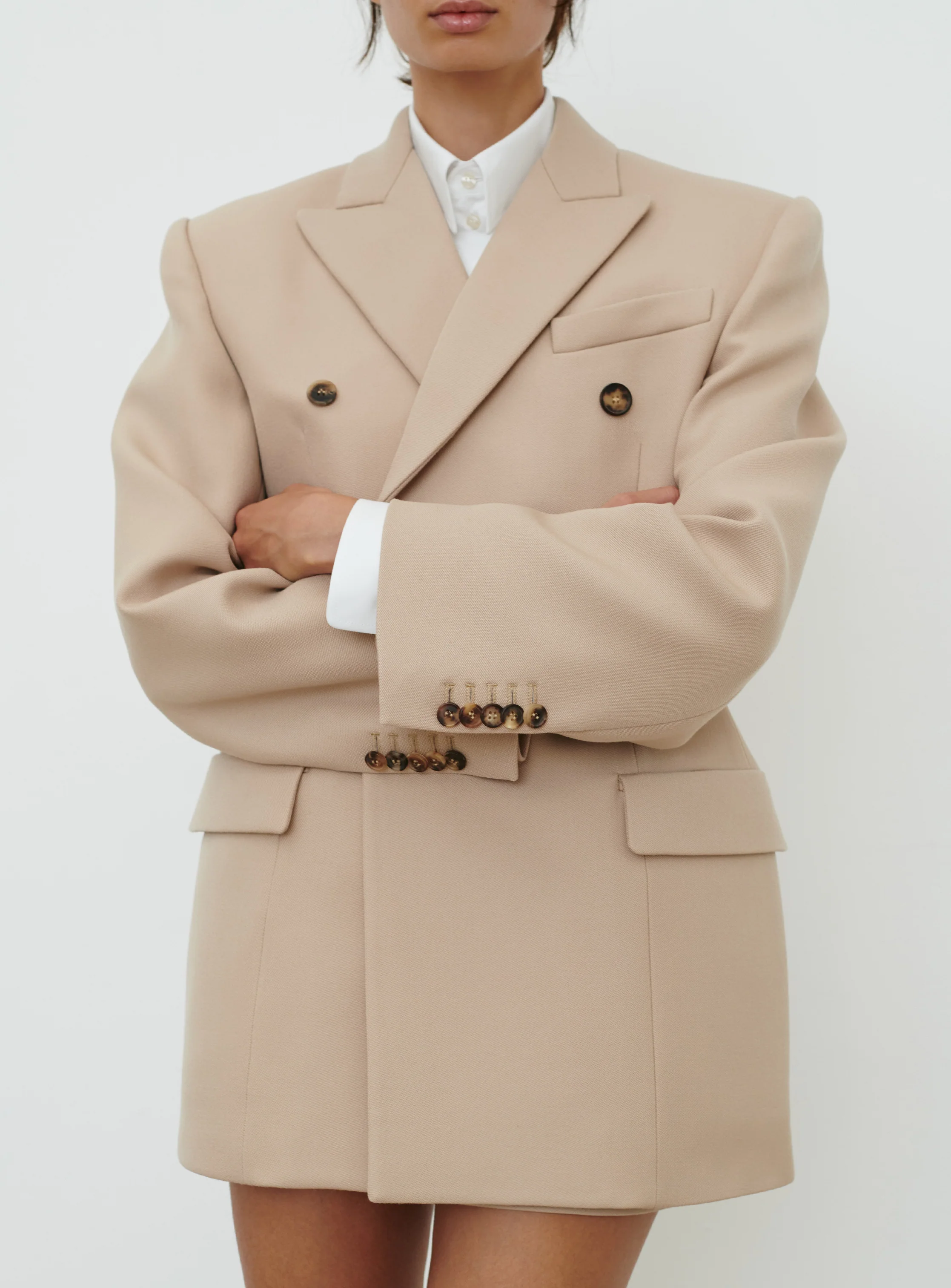 Double Breasted Contour Blazer - Image 7