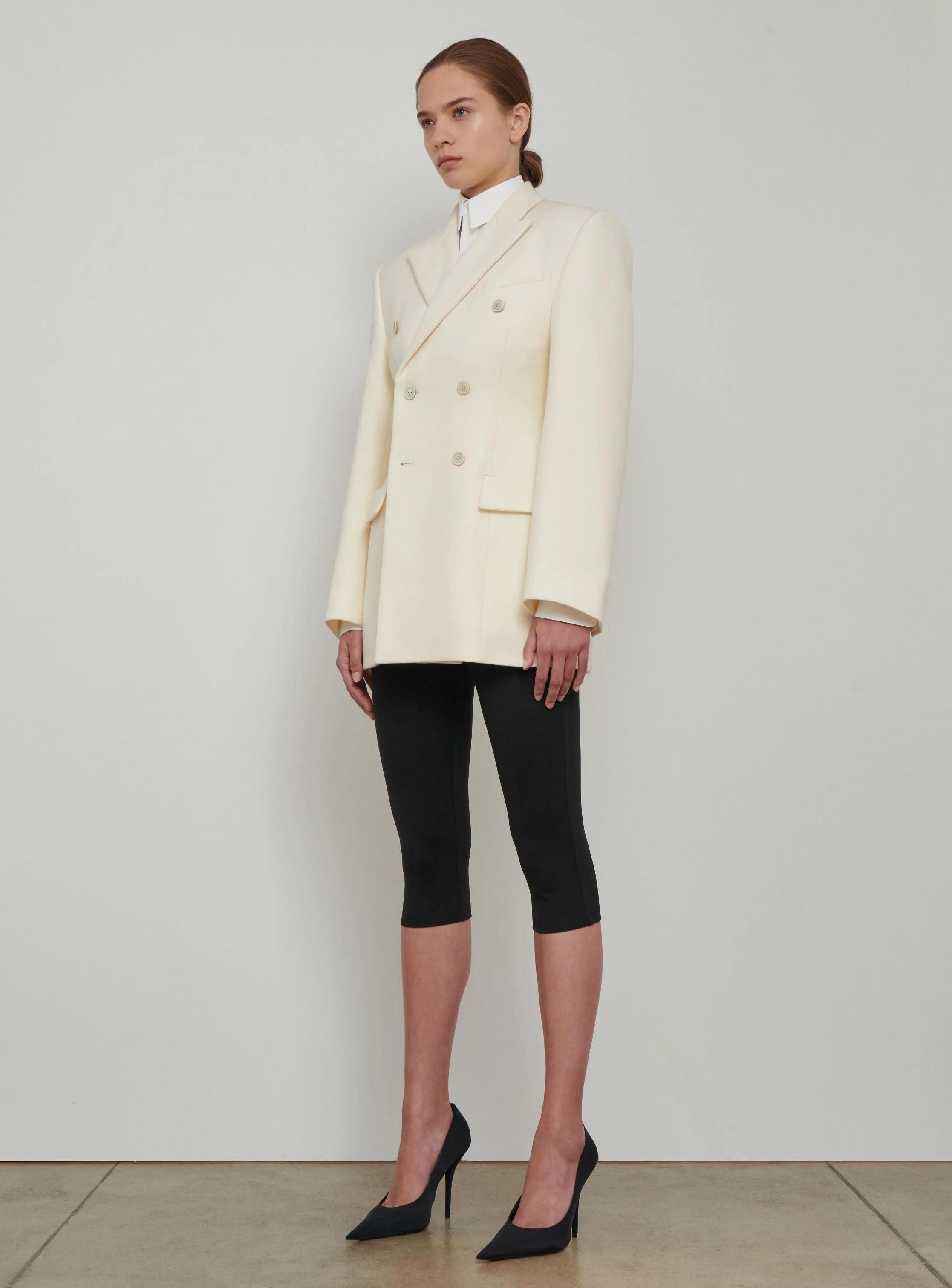 Double Breasted Contour Blazer - Image 4