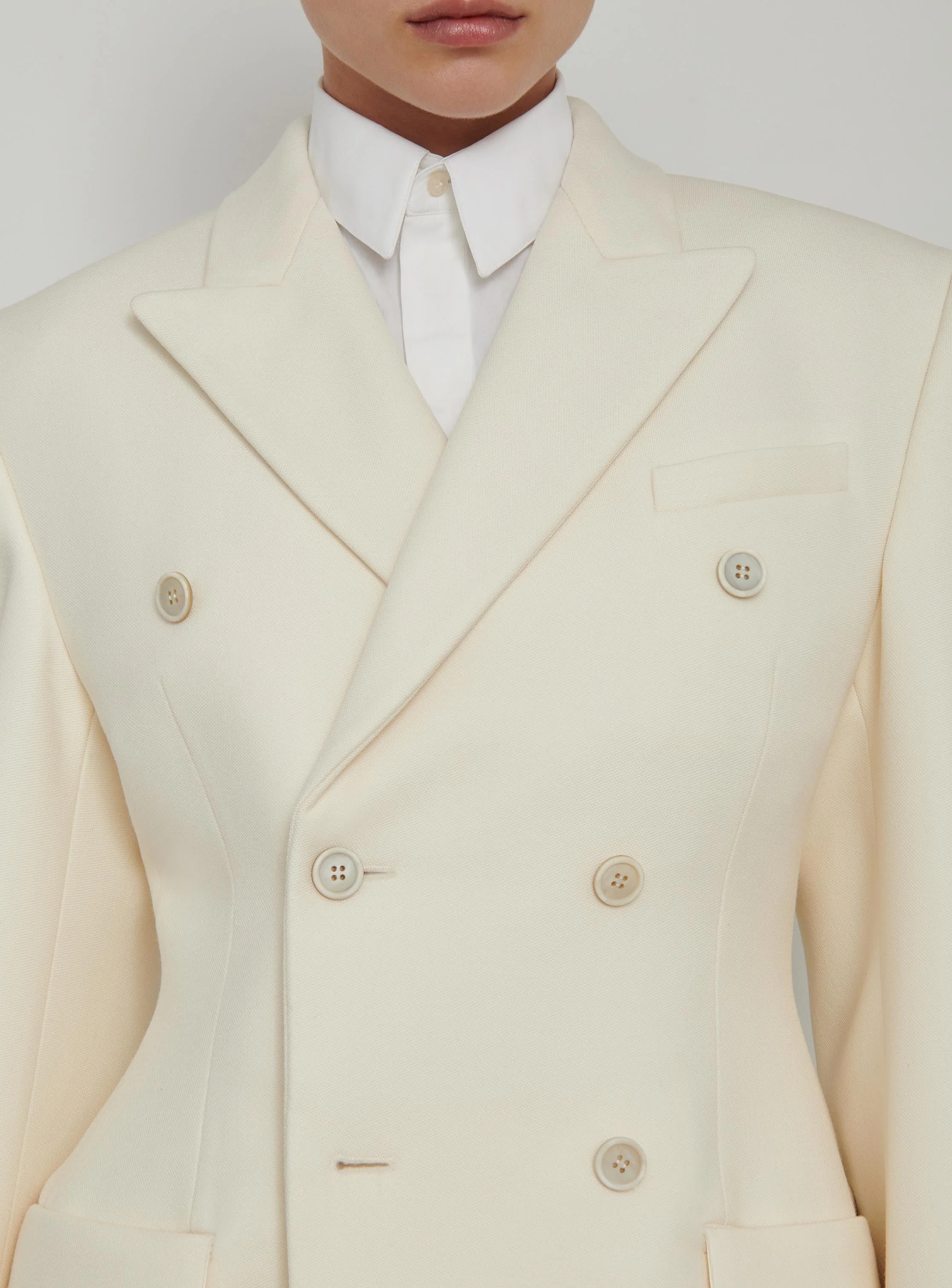 Double Breasted Contour Blazer - Image 6