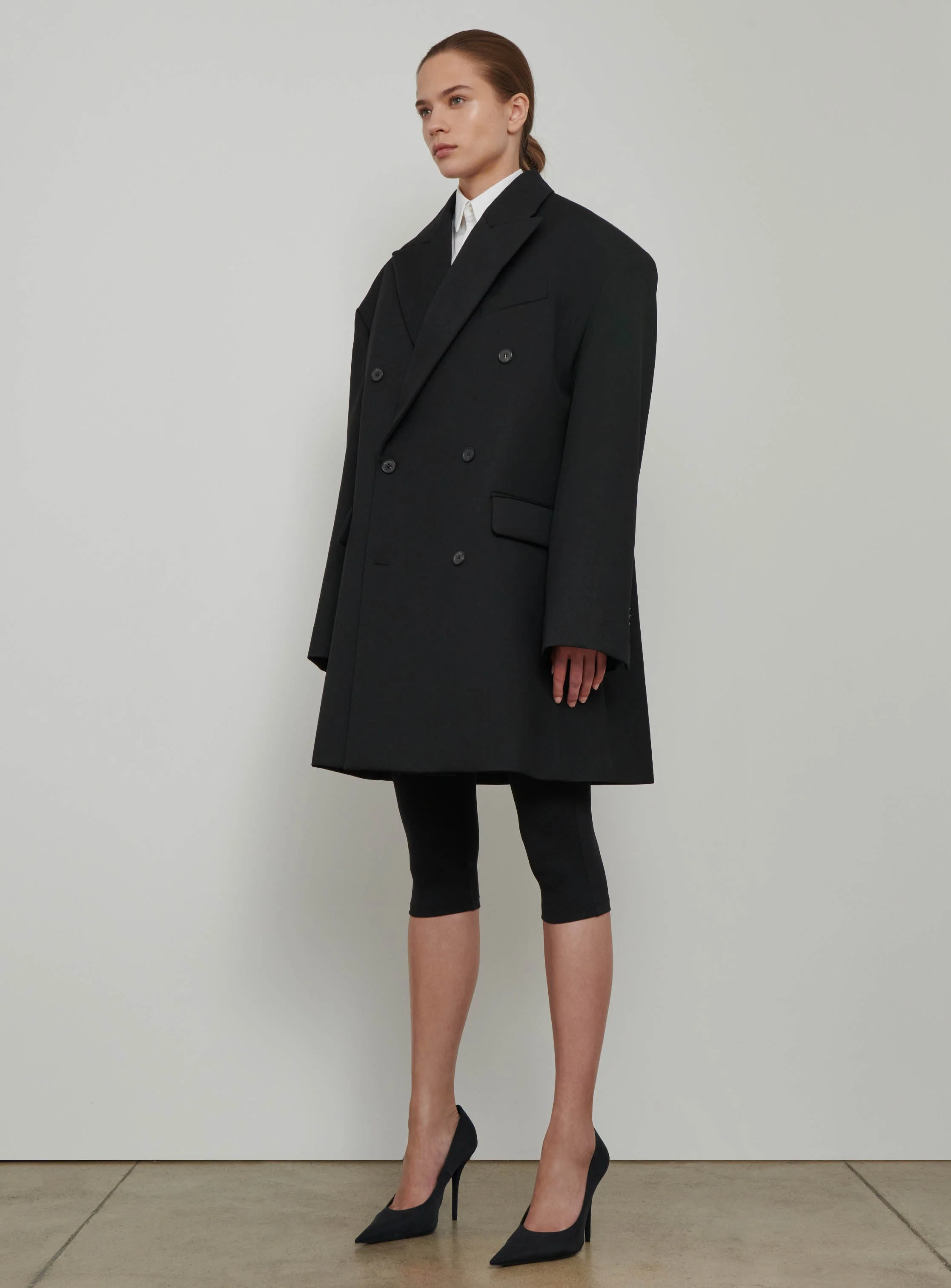 Double Breasted Oversize Coat - Image 3