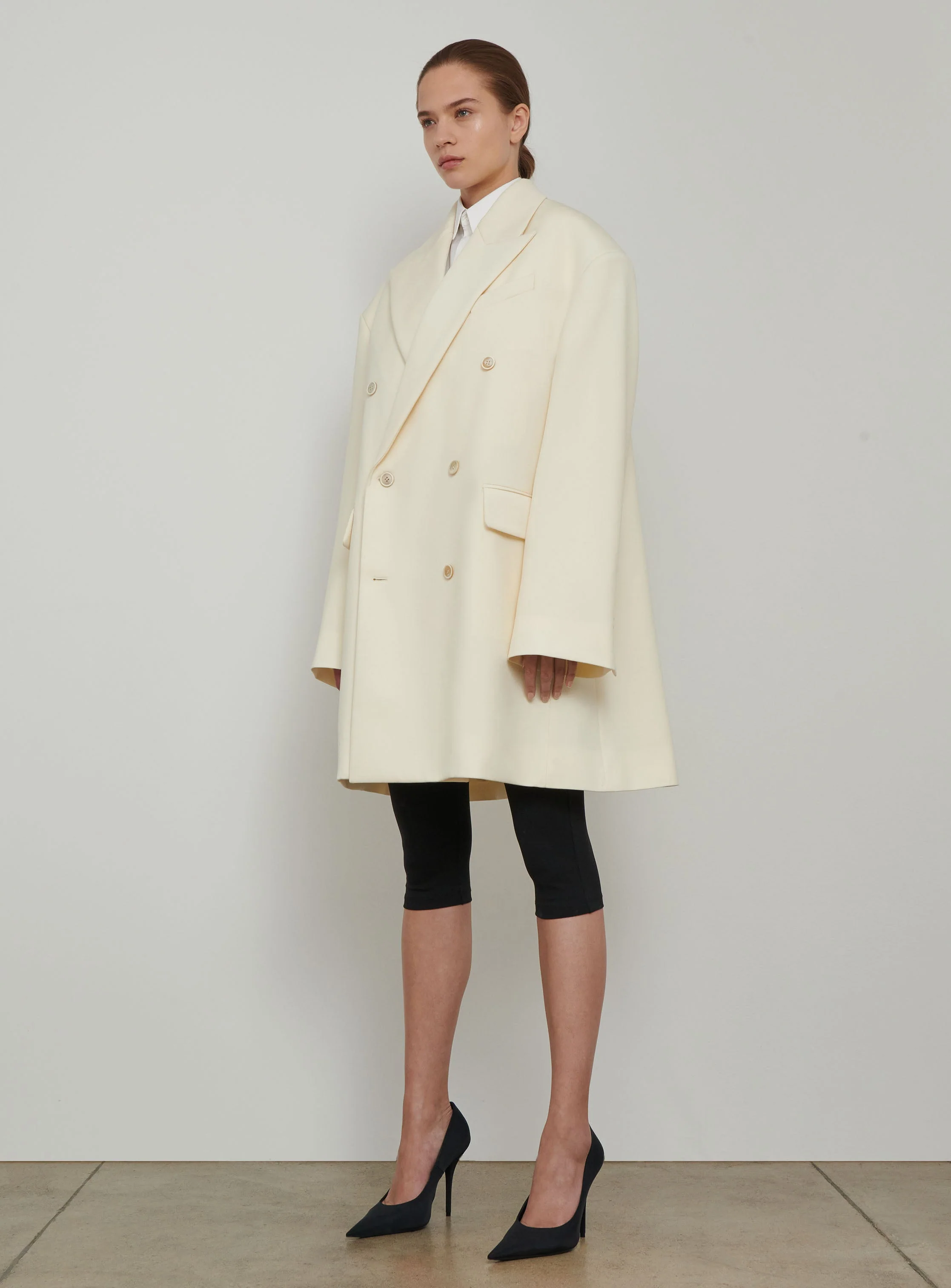 Double Breasted Oversize Coat - Image 3