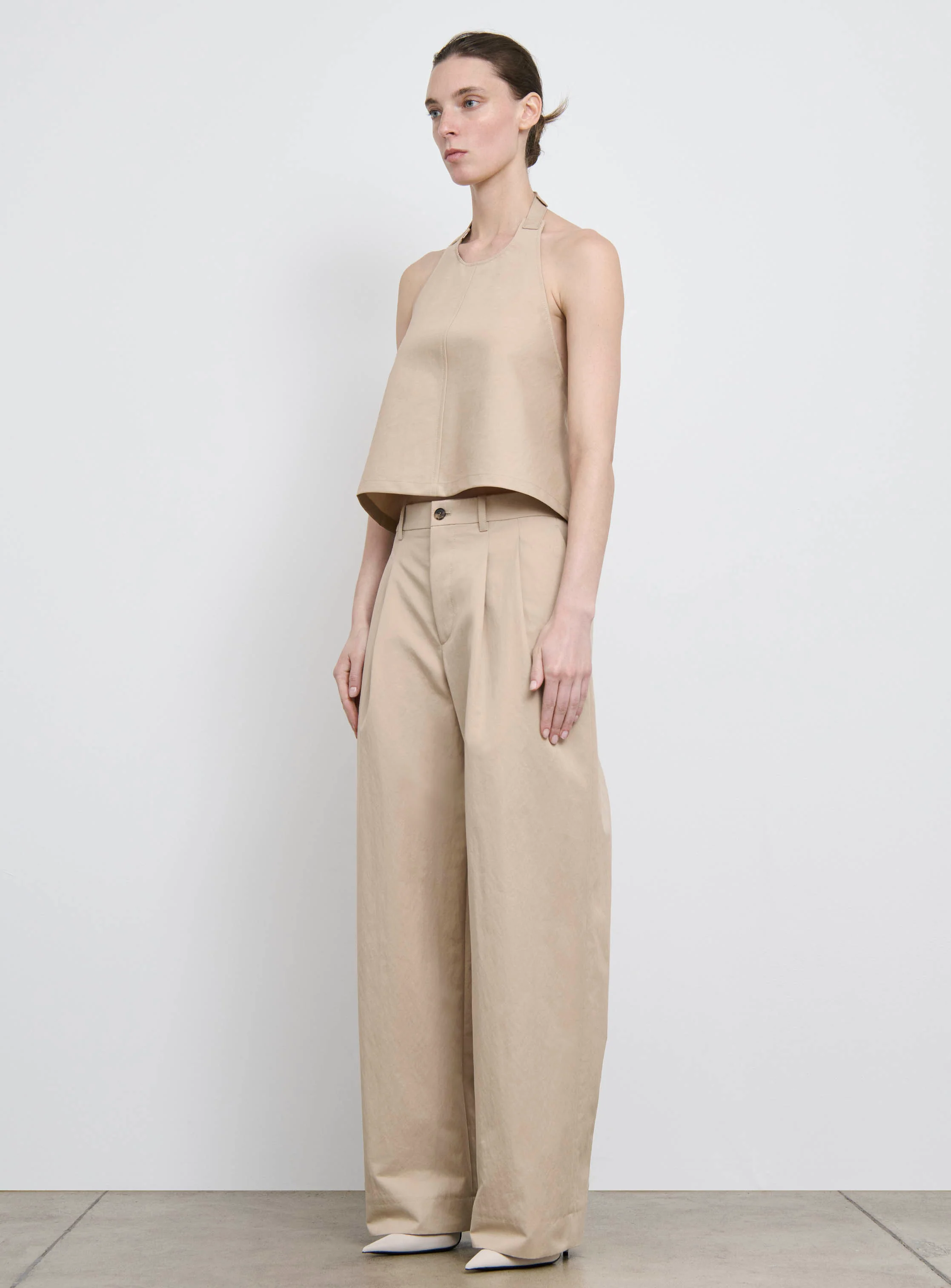 Drill Backless Halter Top - Image 3