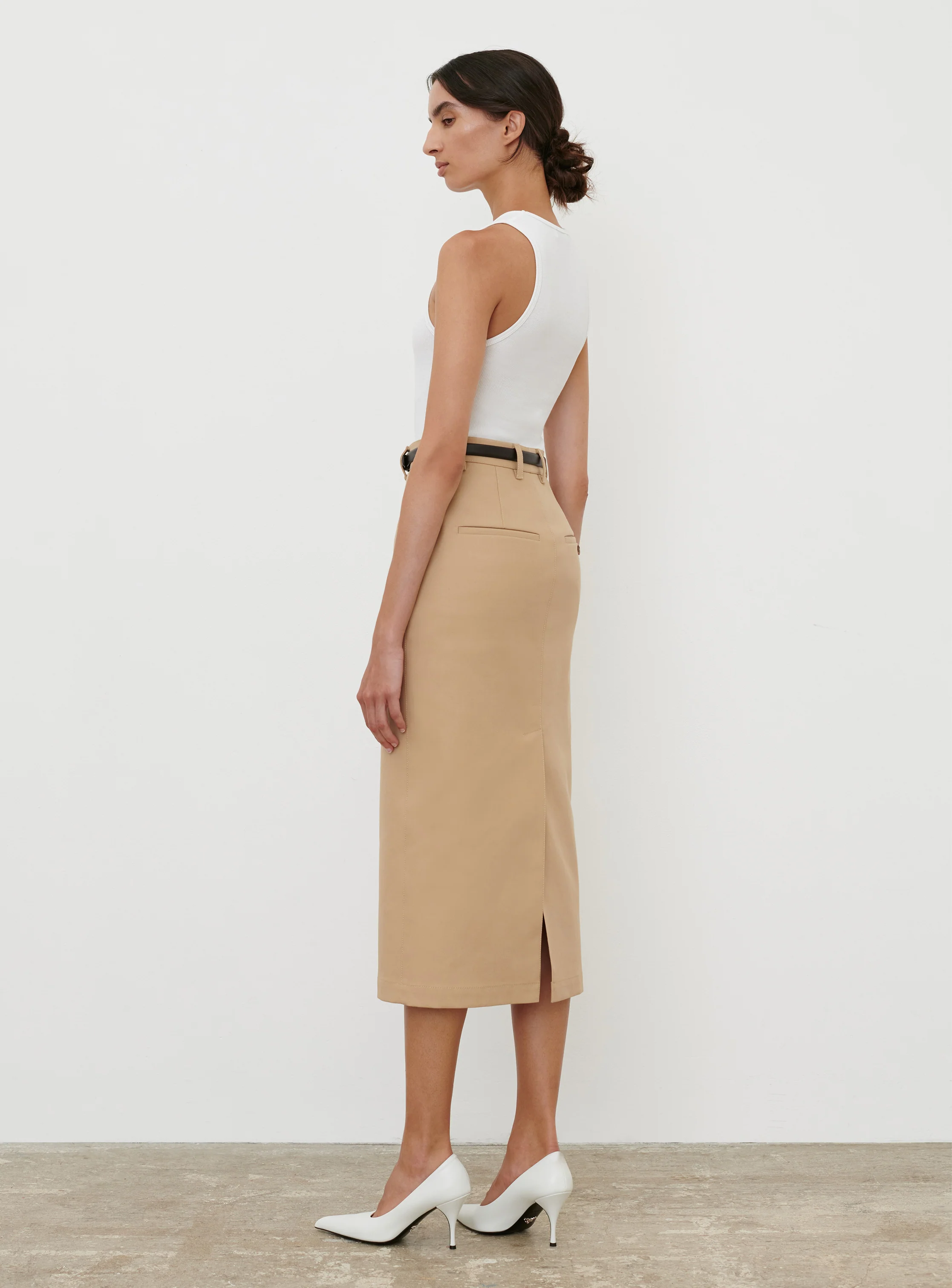 Drill Midi Skirt - Image 2
