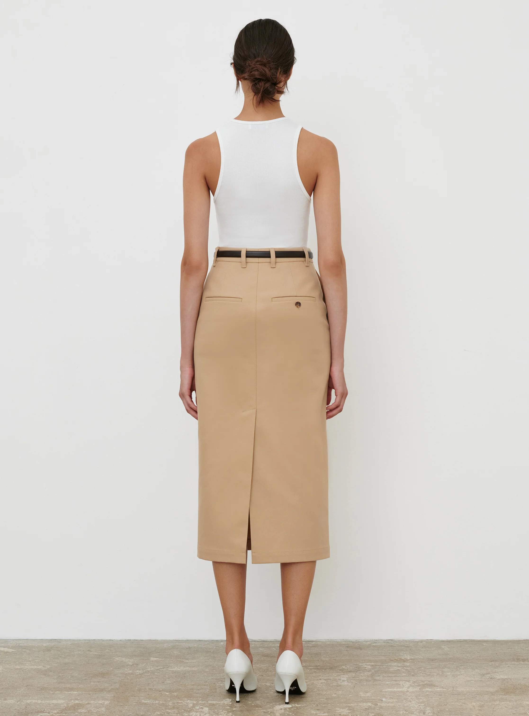 Drill Midi Skirt - Image 3