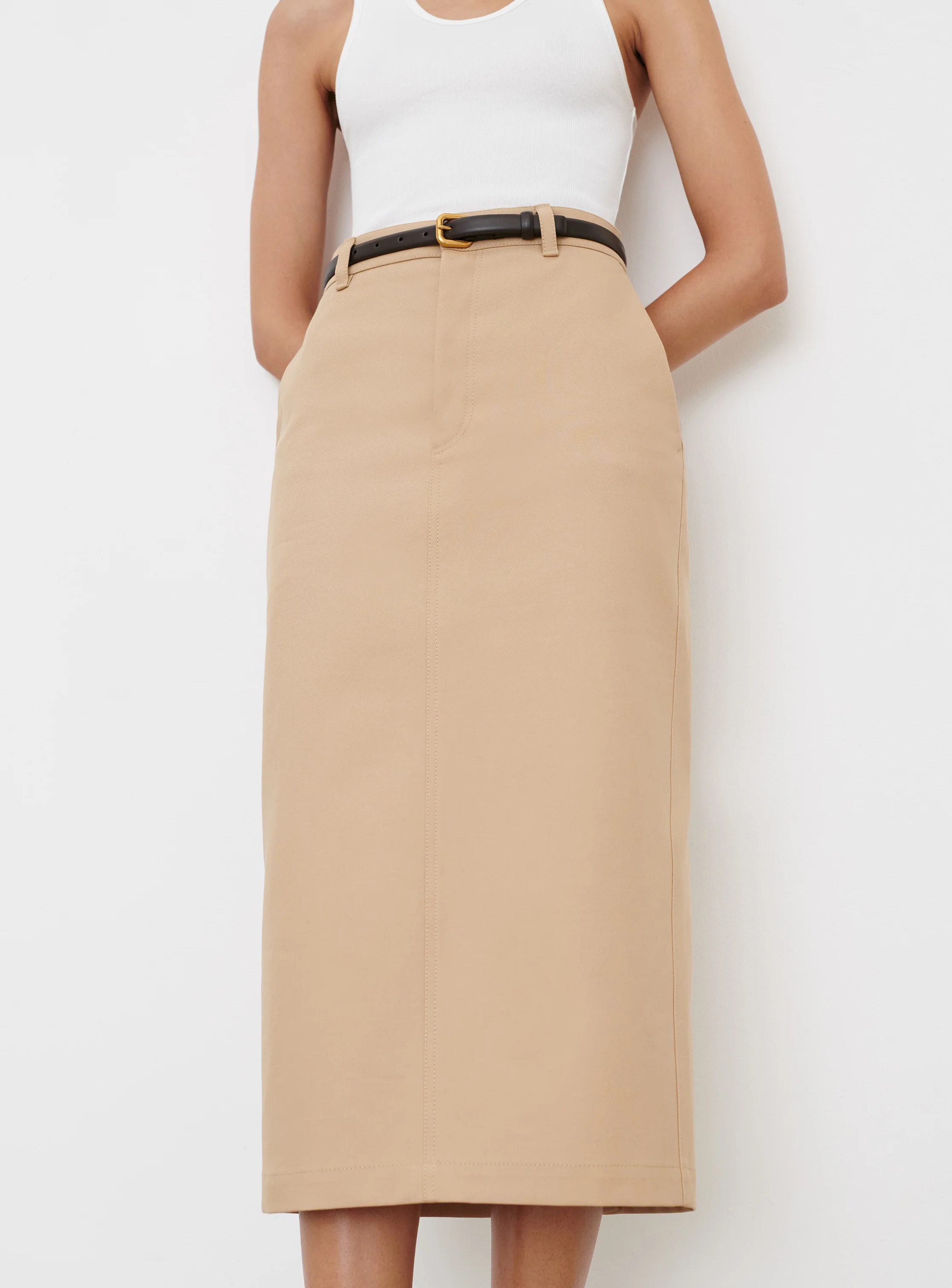 Drill Midi Skirt - Image 4