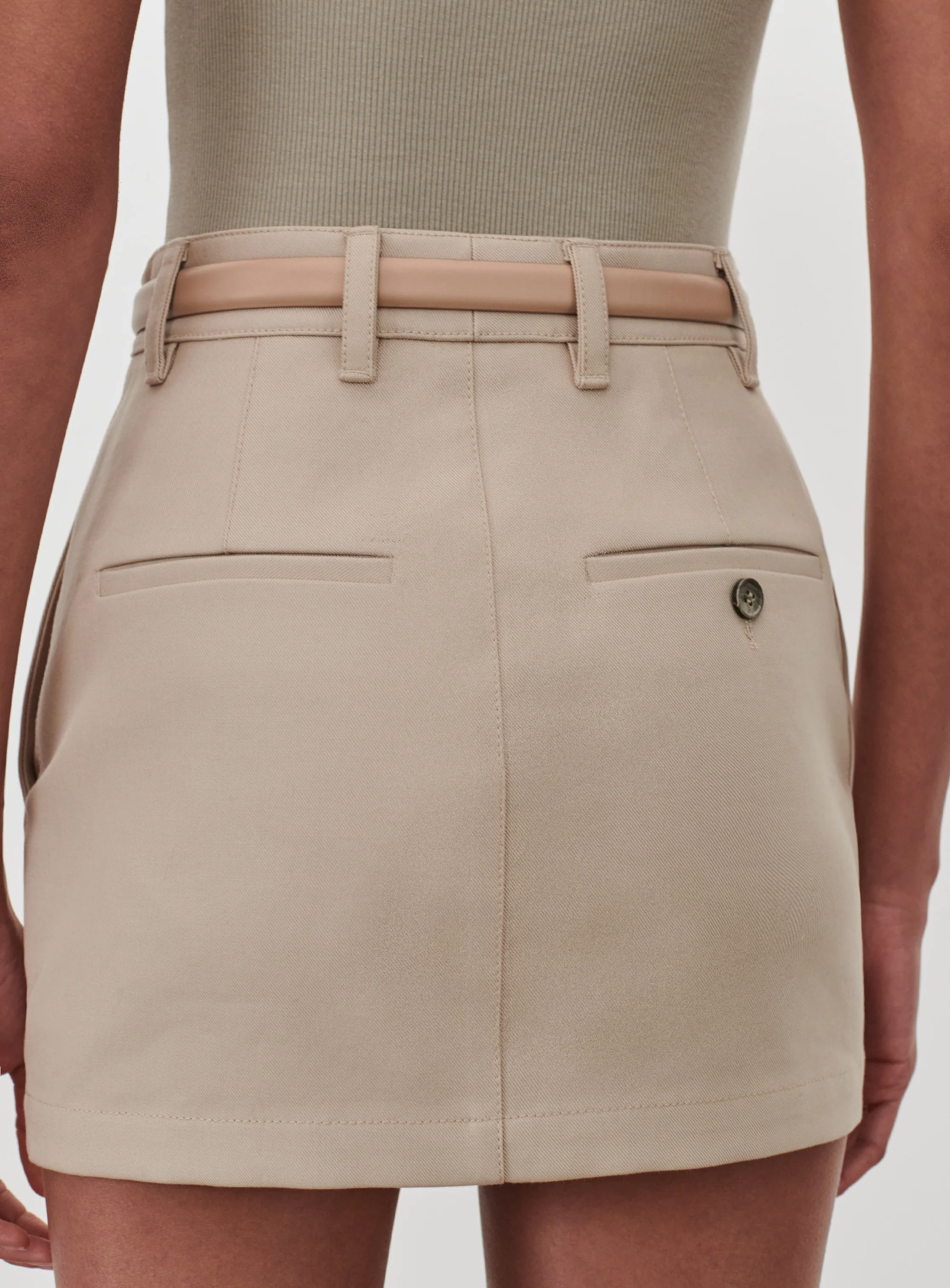 Drill Mini Skirt - Image 6