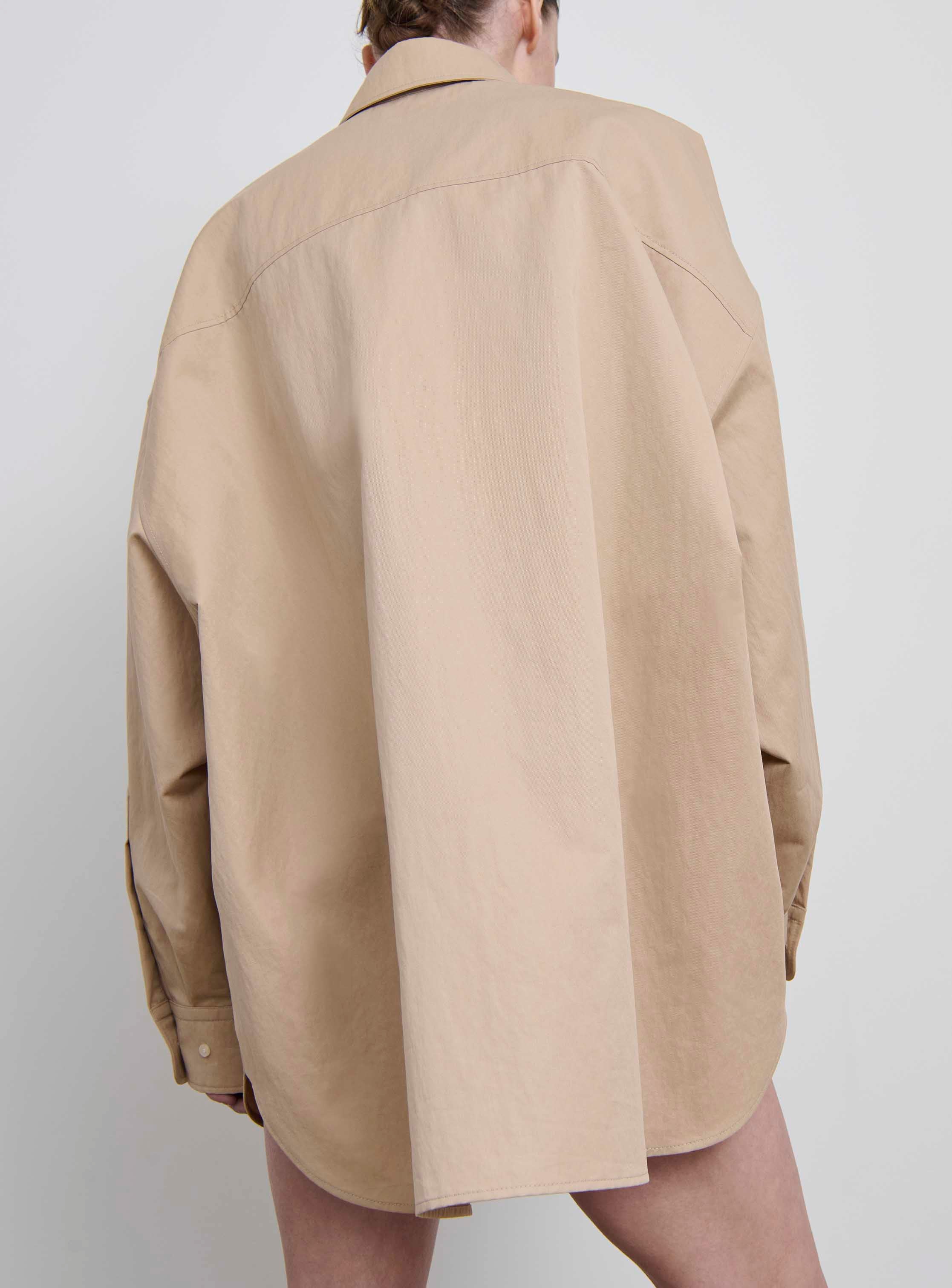 Drill Shirt Dress Mini - Image 7