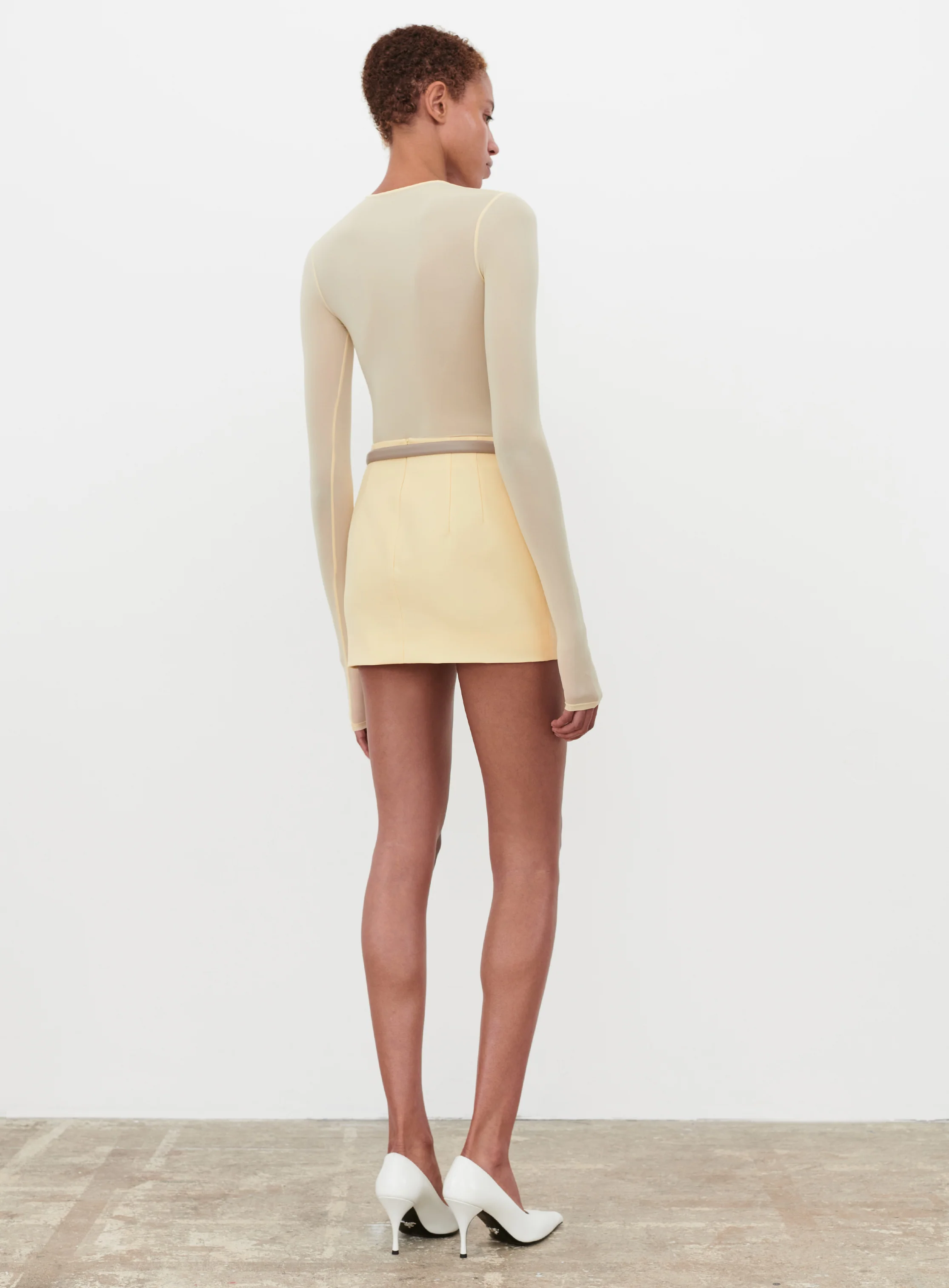 Exclusive Contour Mini Skirt - Image 3