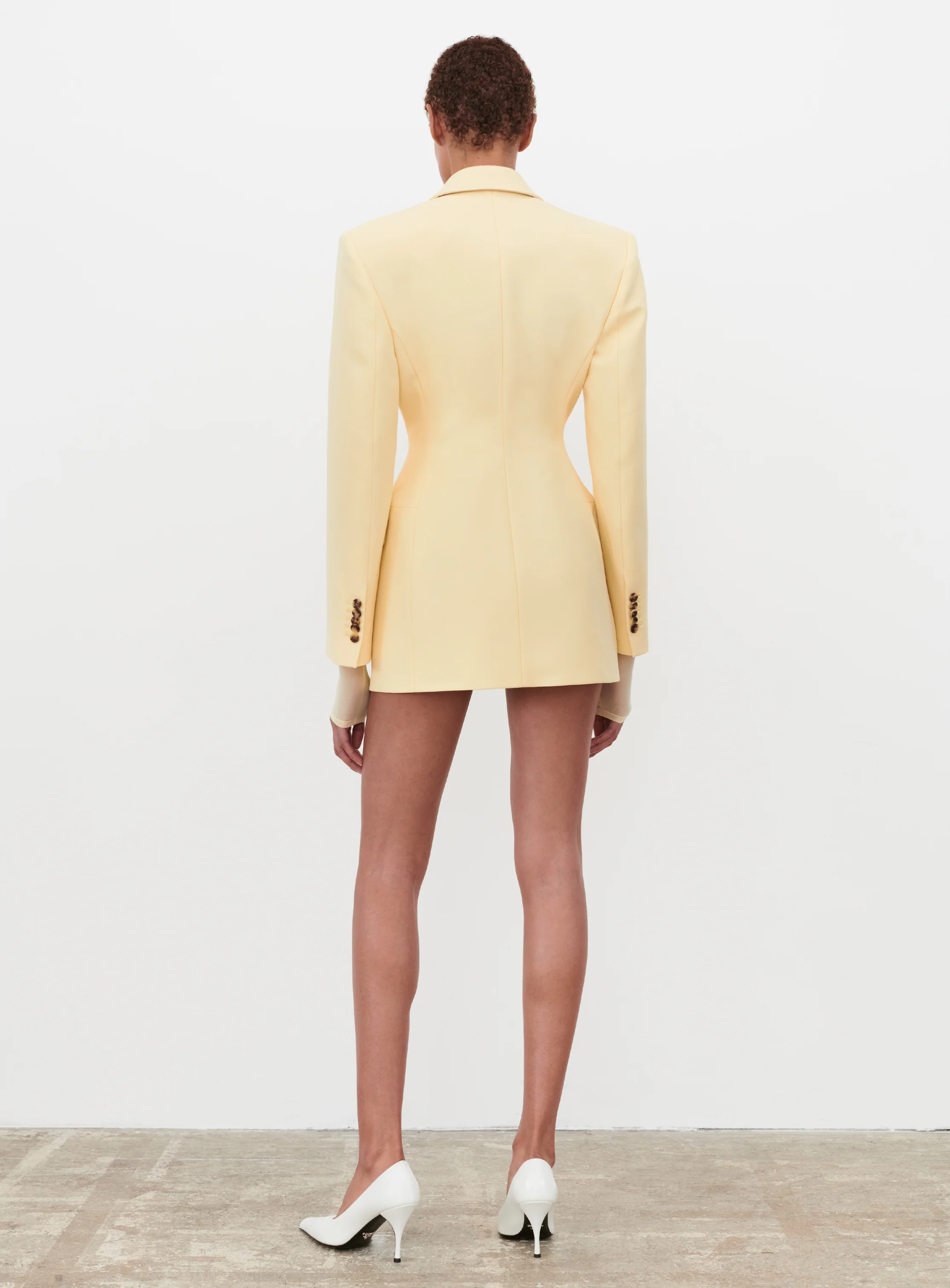 Exclusive Double Breasted Contour Blazer - Image 3