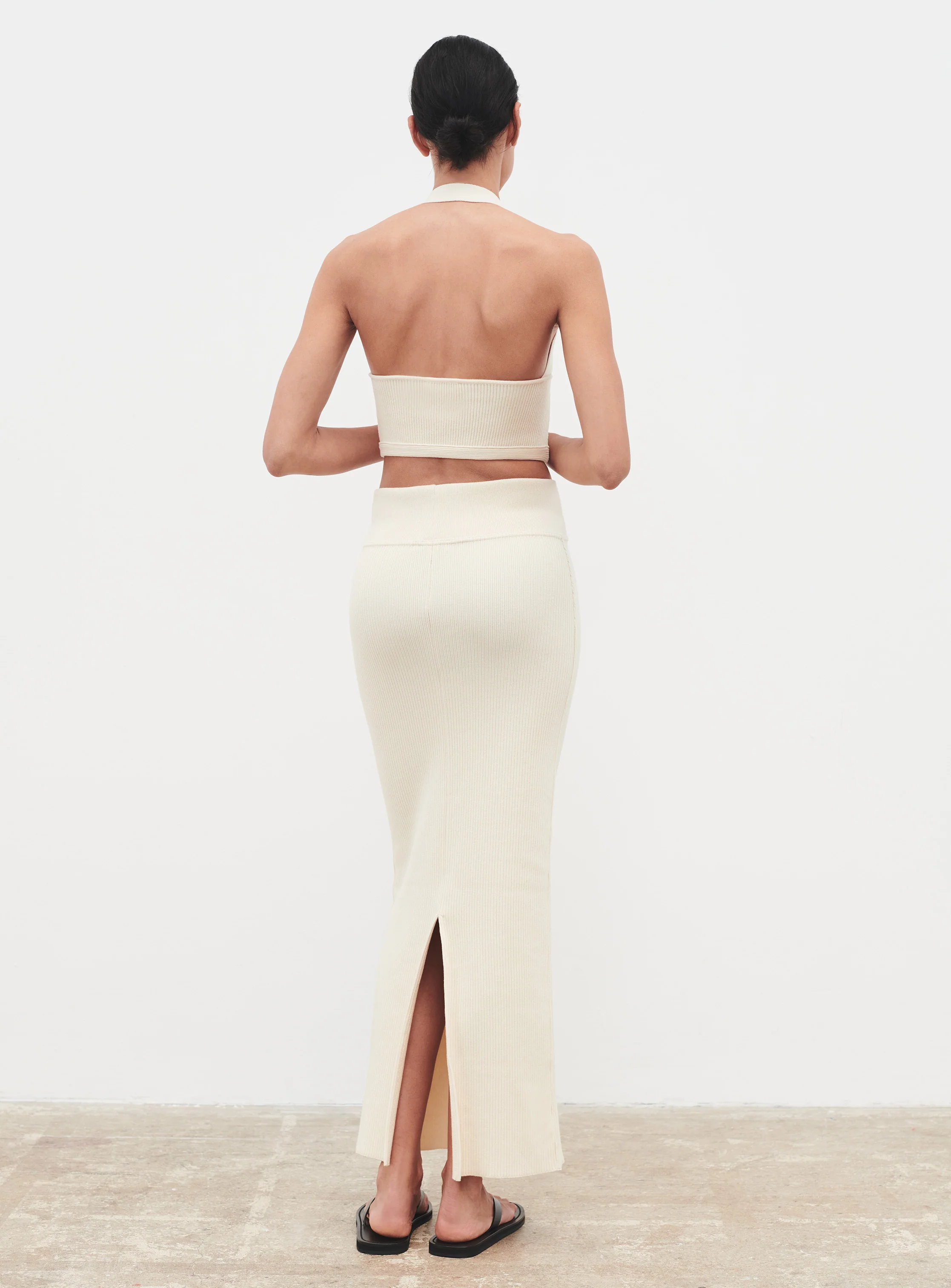 Knit Column Skirt - Image 3