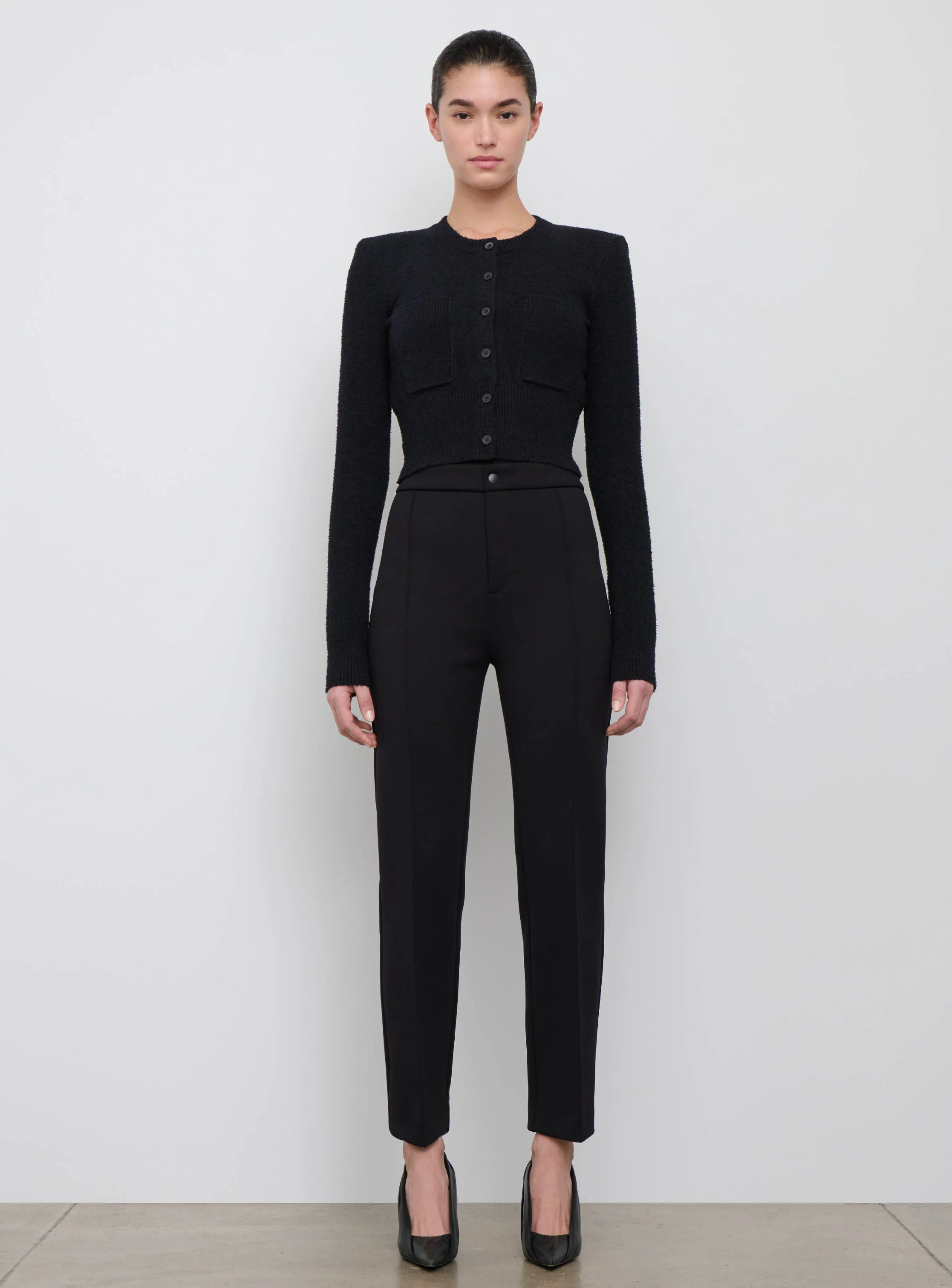 Knit Crop Cardigan - Image 2