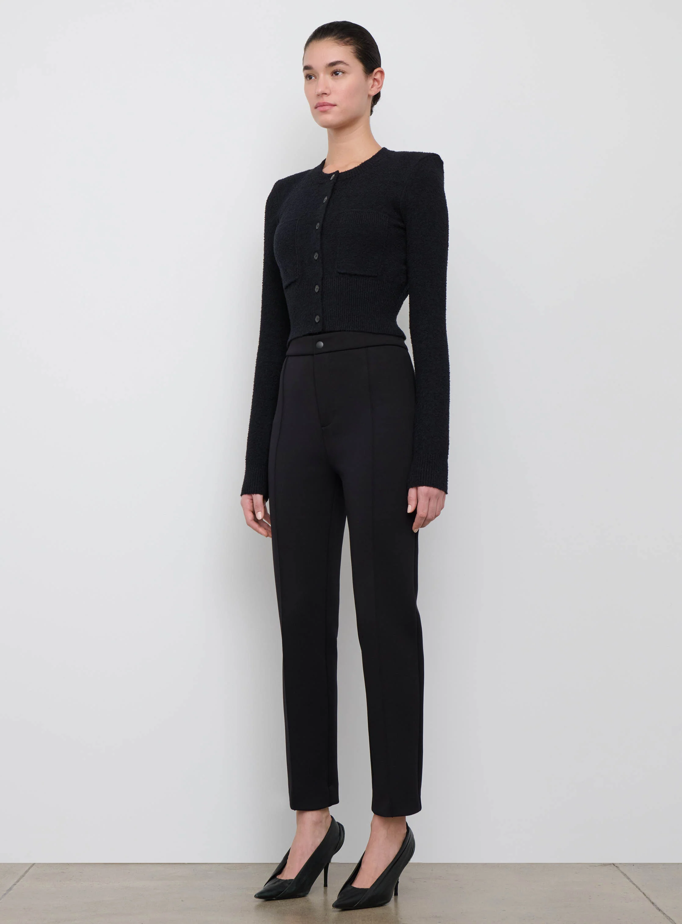 Knit Crop Cardigan - Image 3
