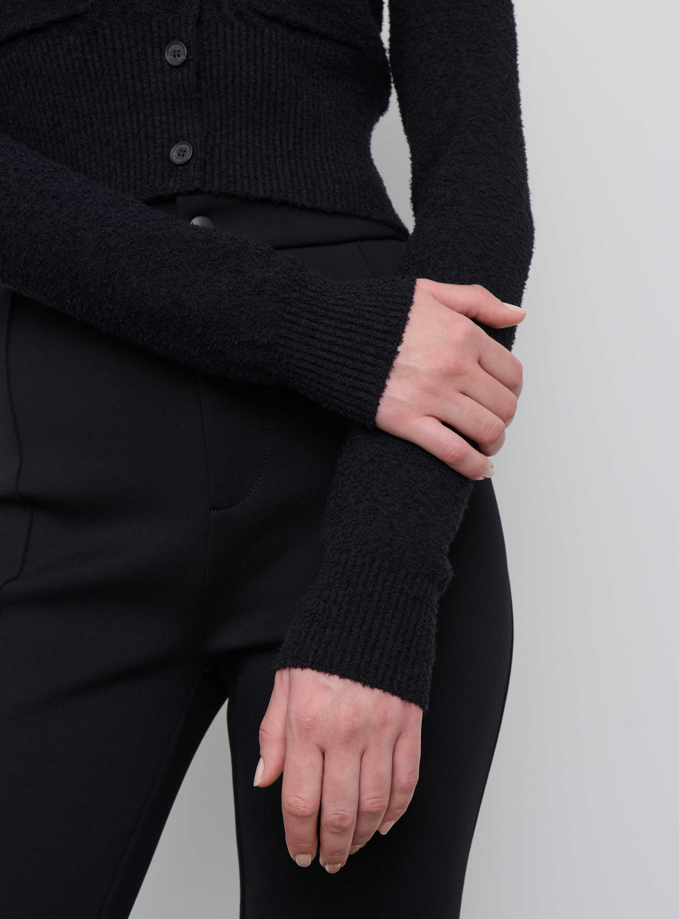 Knit Crop Cardigan - Image 6