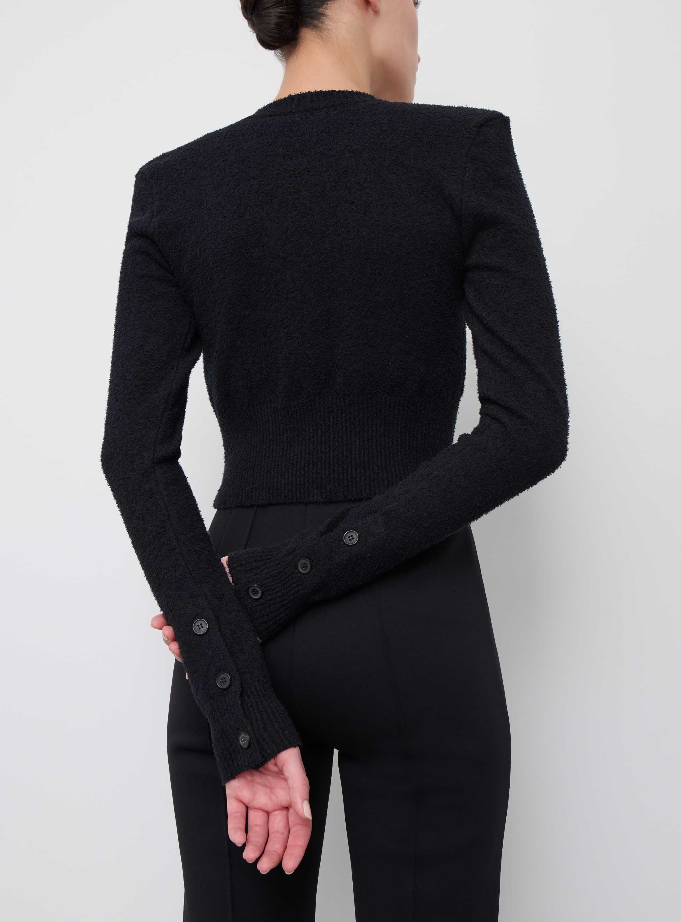 Knit Crop Cardigan - Image 7