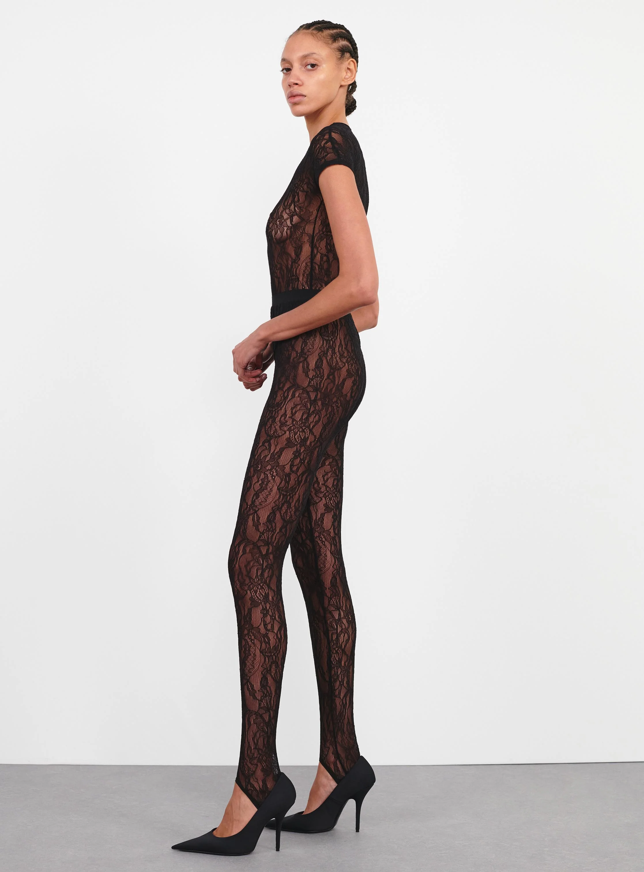 Lace Stirrup Legging - Image 3
