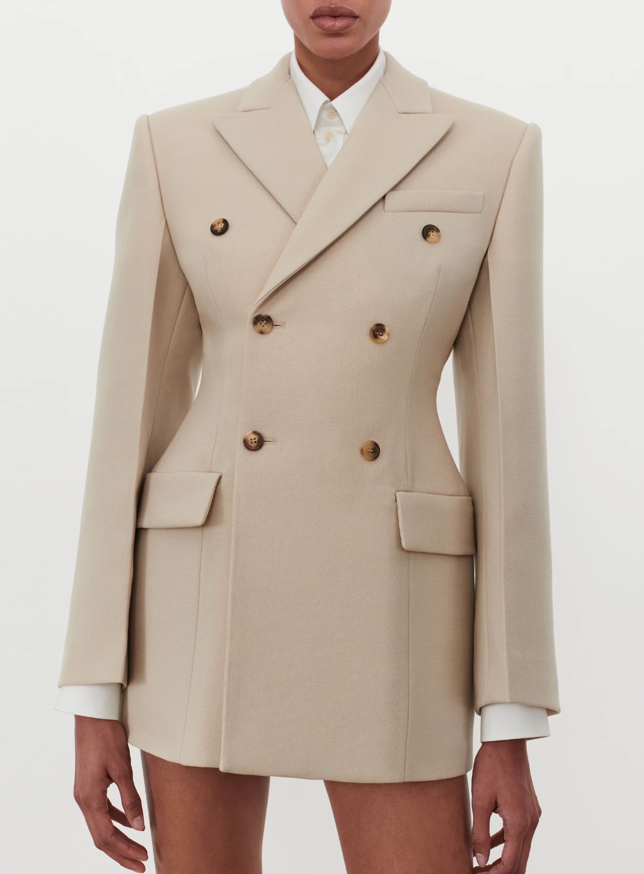 New Double Breasted Contour Blazer - Image 4