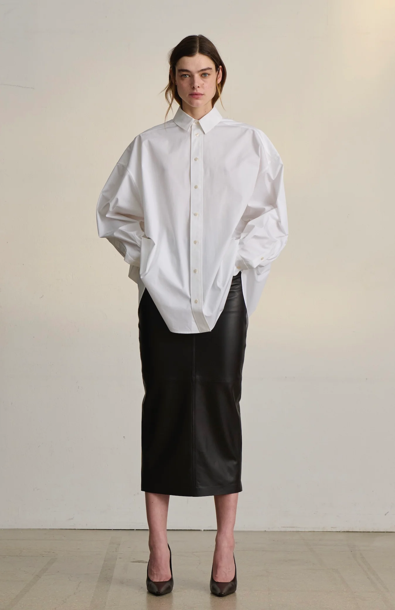Oversize Shirt Dress Mini - Image 2