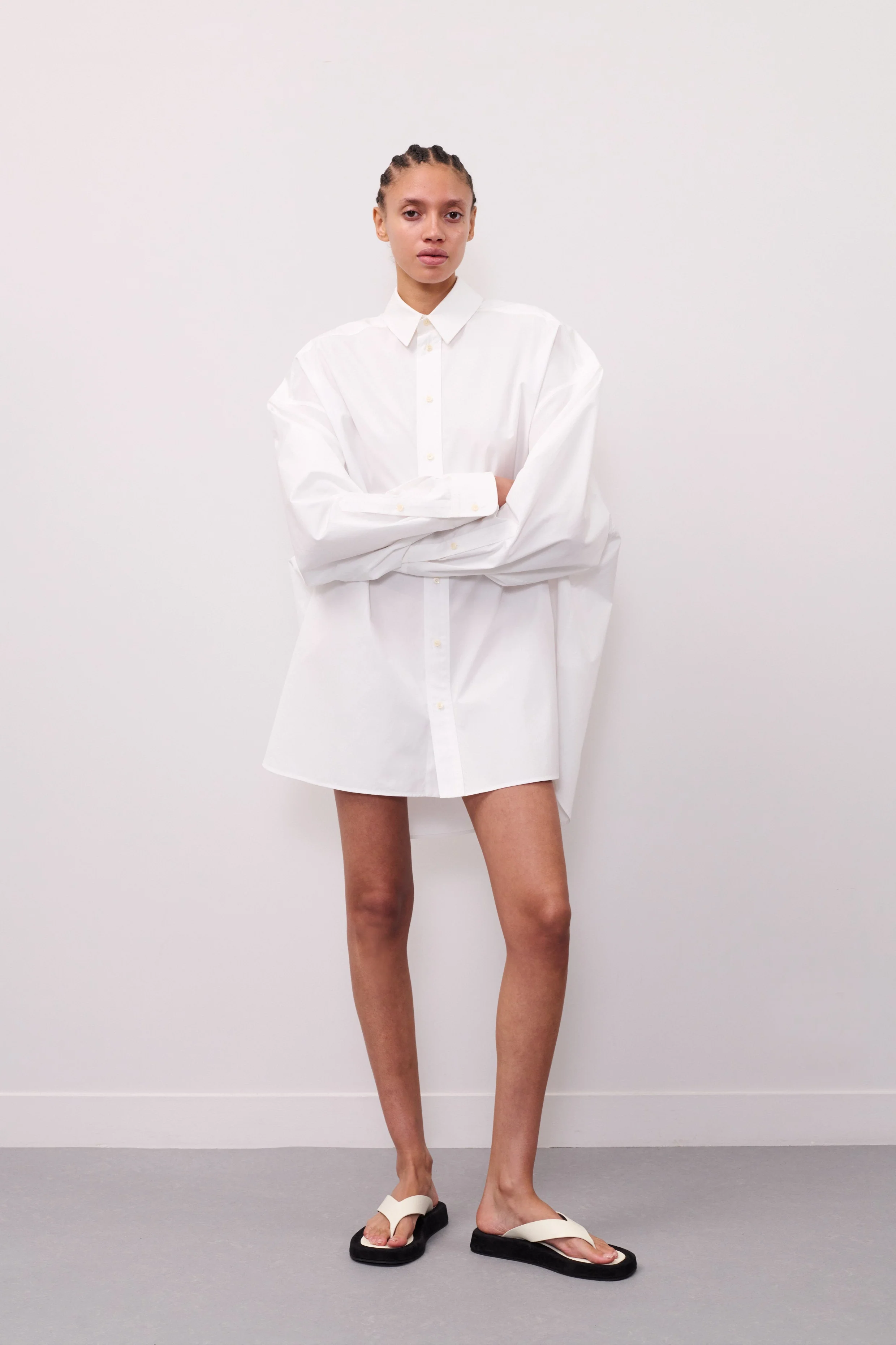 Oversize Shirt Dress Mini - Image 3