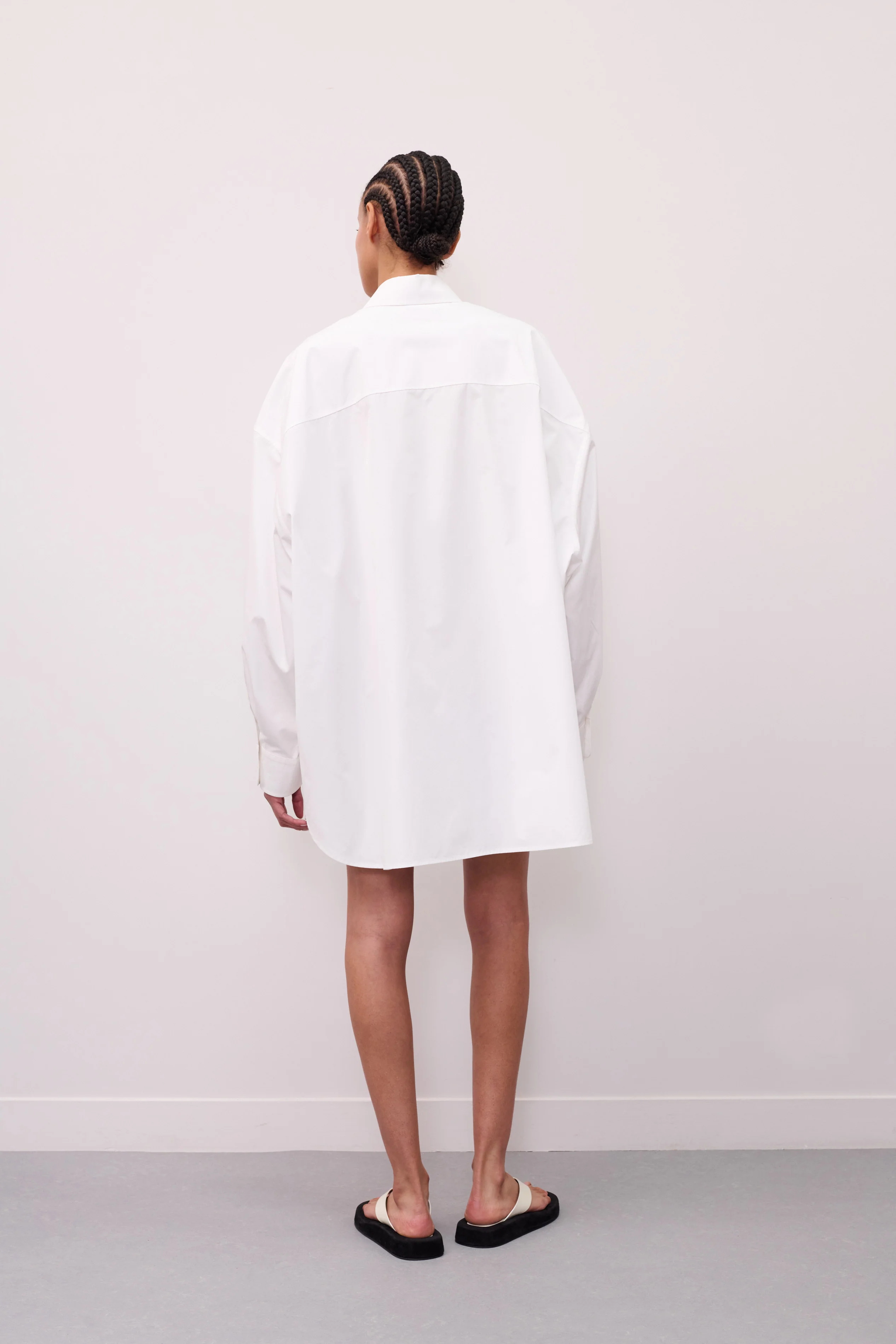 Oversize Shirt Dress Mini - Image 4