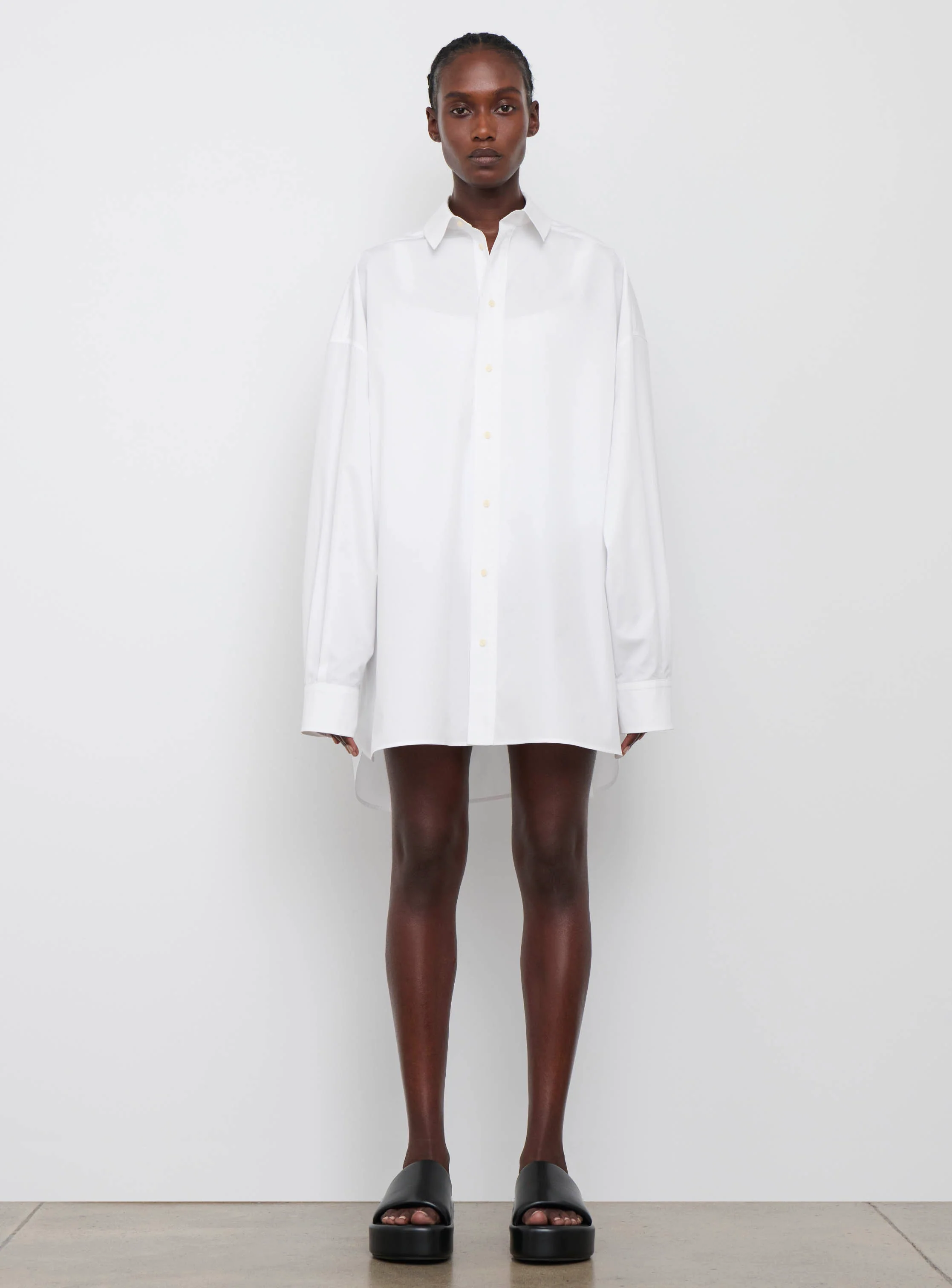 Oversize Shirt Dress Mini - Image 5