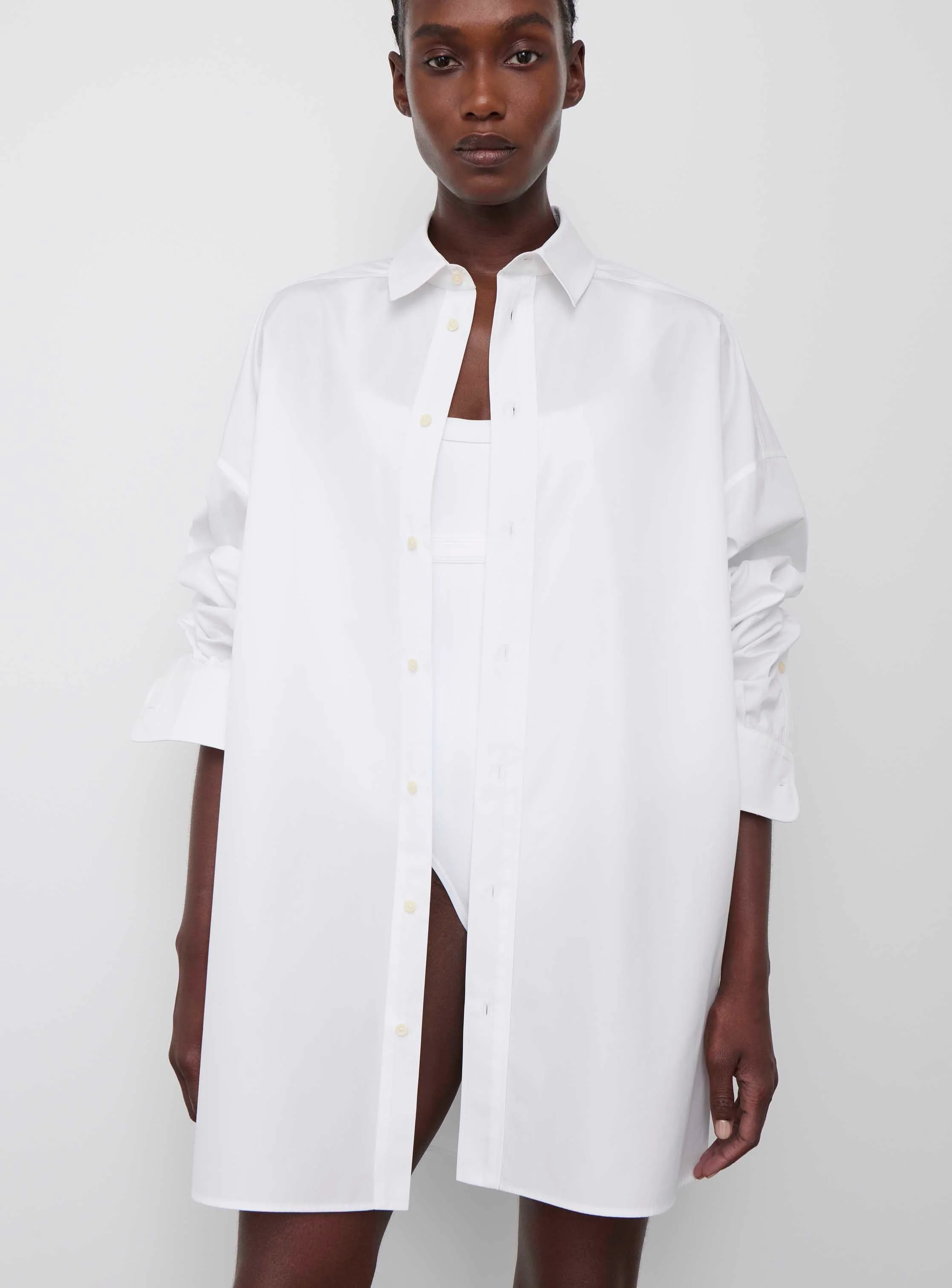 Oversize Shirt Dress Mini - Image 9