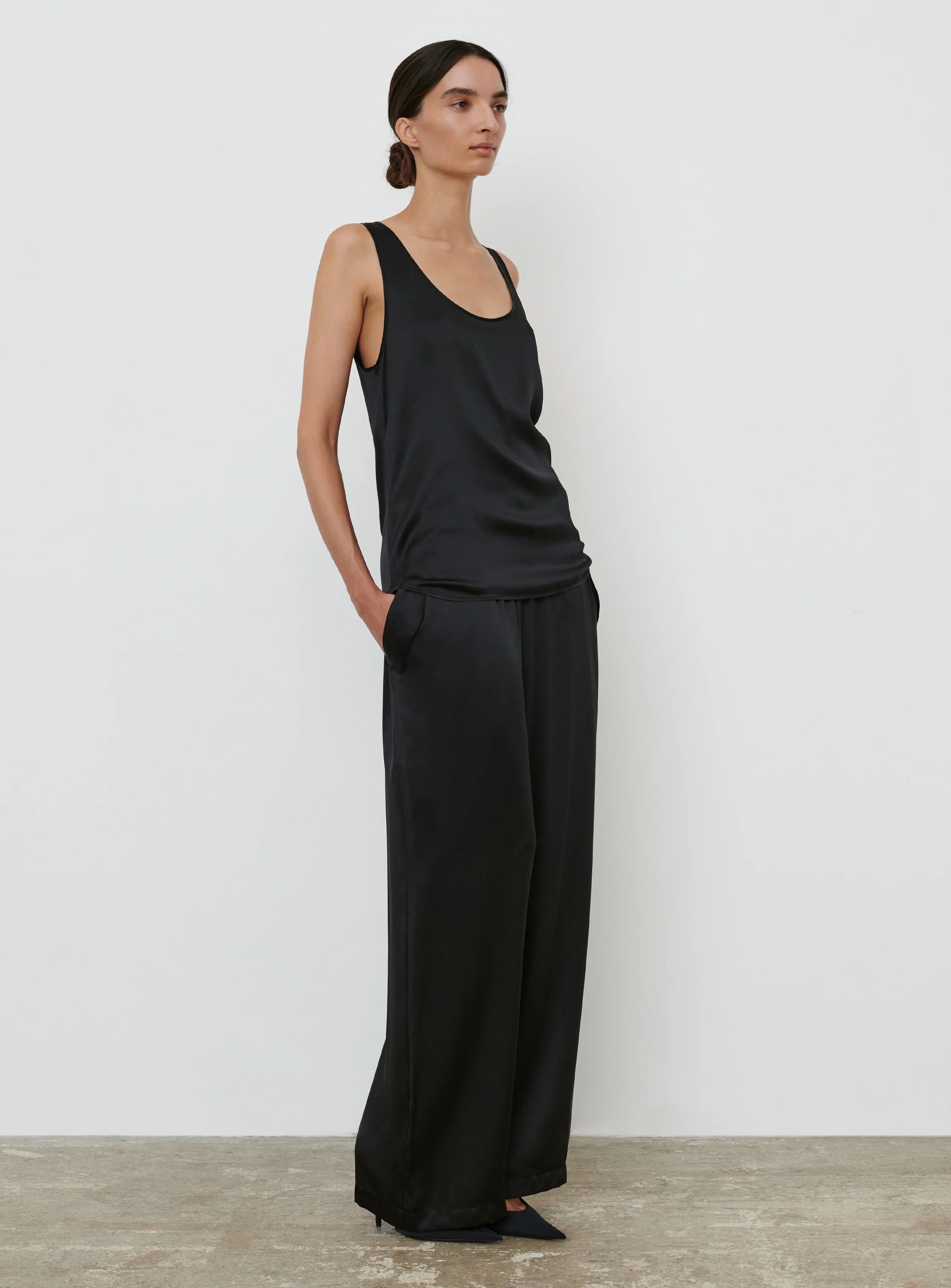 Satin Oversize Tank - Image 4