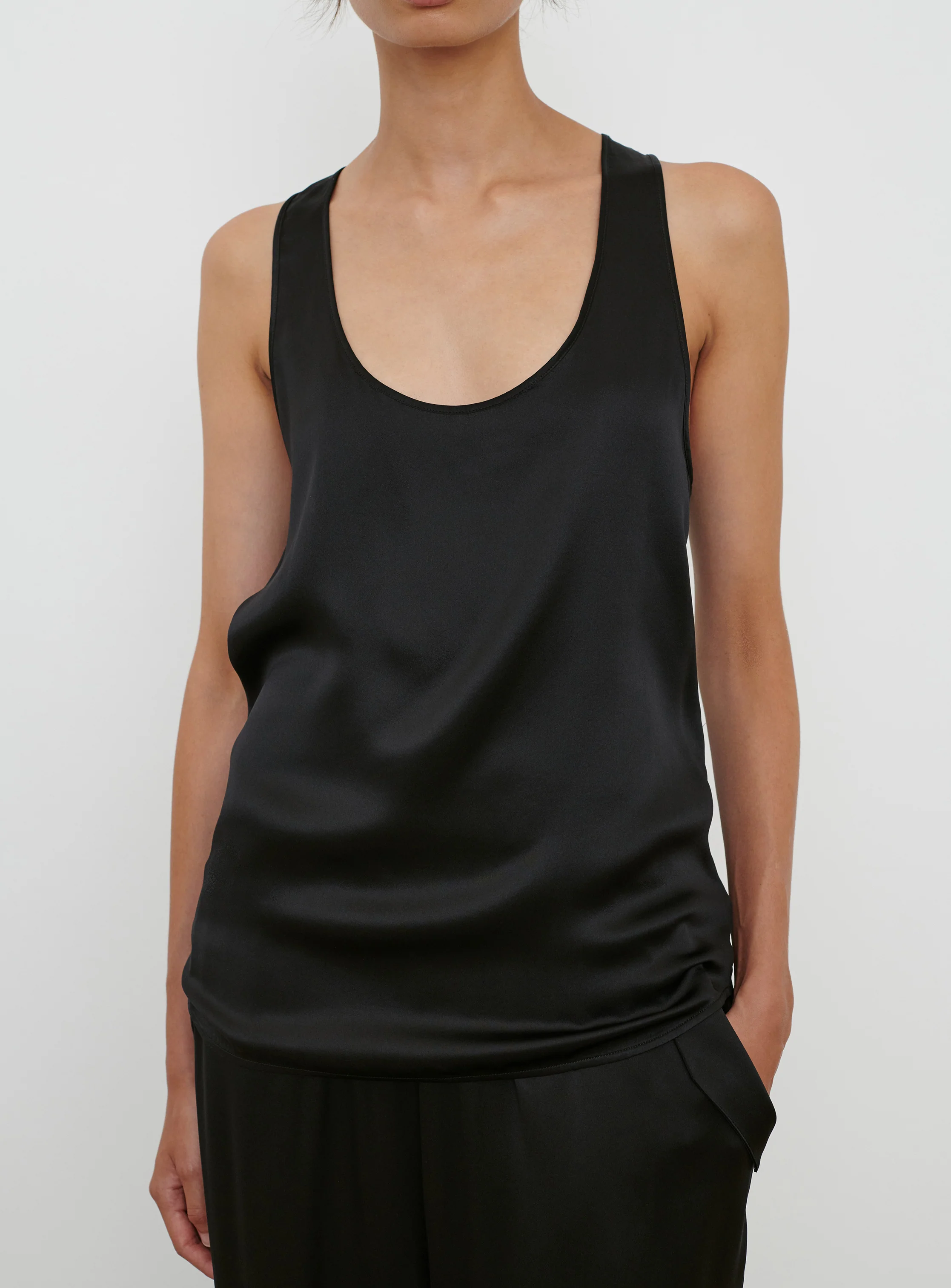 Satin Oversize Tank - Image 6
