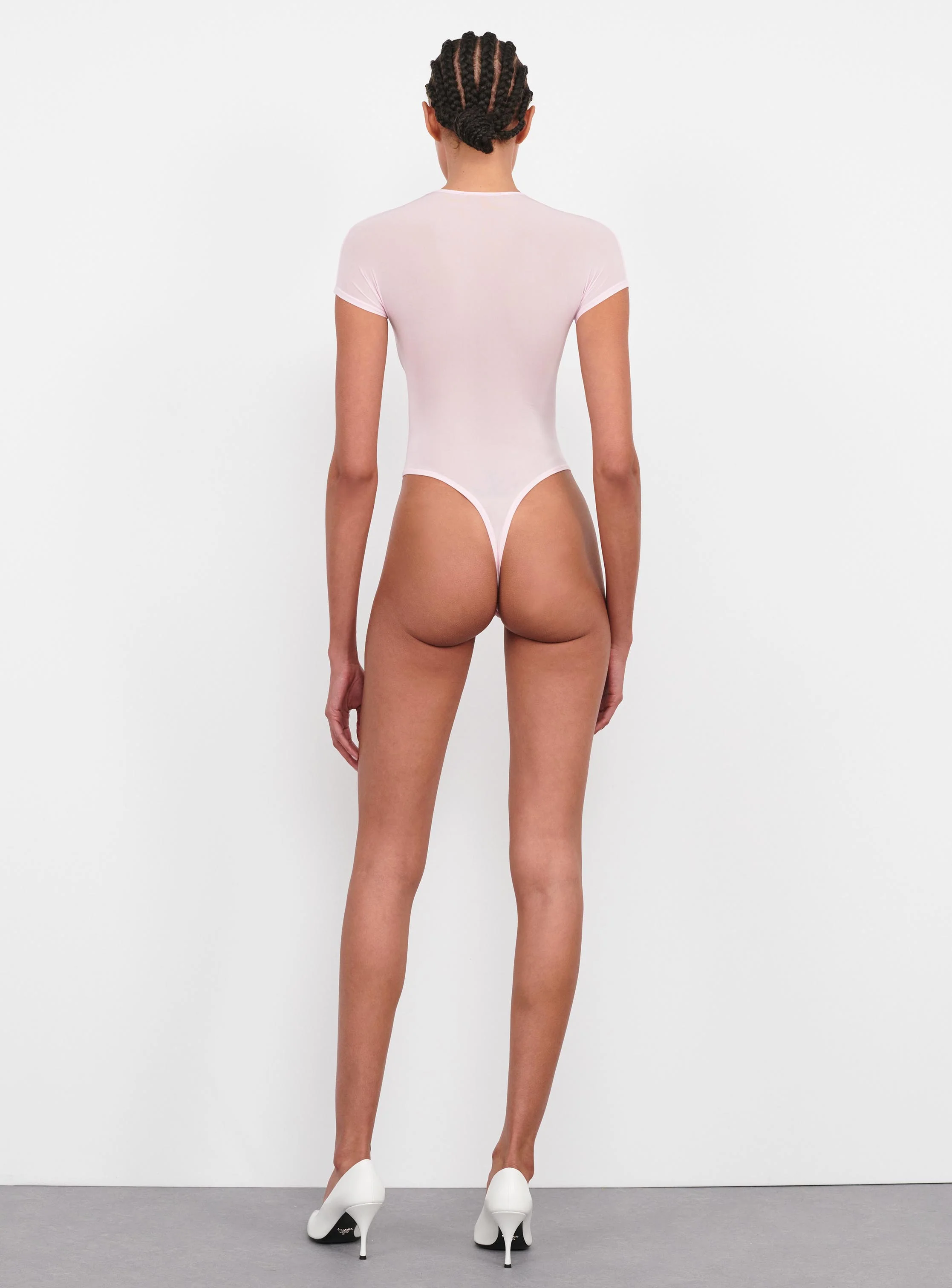 Sheer Cap Sleeve Bodysuit - Image 4