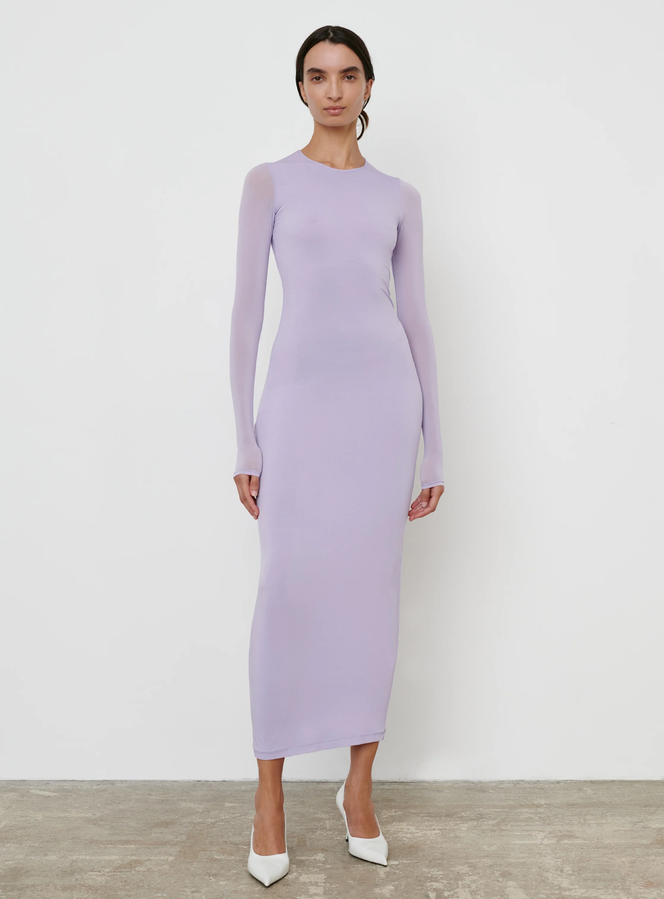 Sheer Dress Midi - Image 2