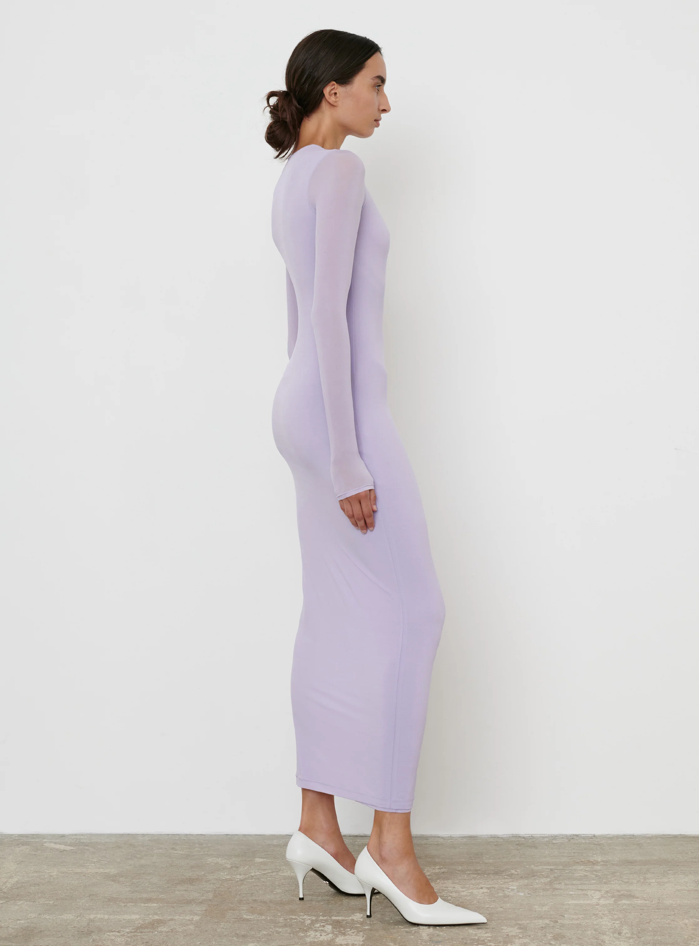 Sheer Dress Midi - Image 3