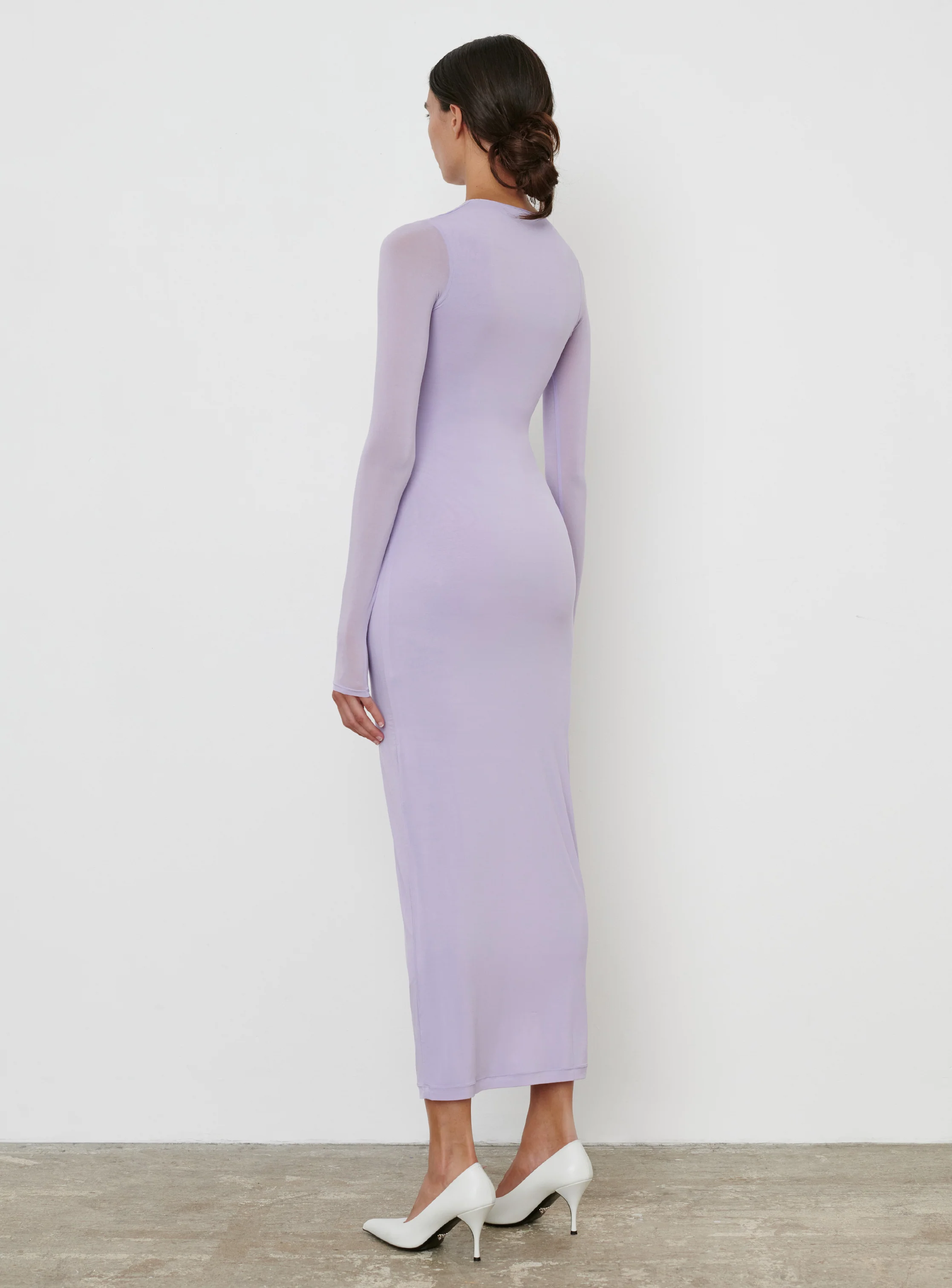 Sheer Dress Midi - Image 4