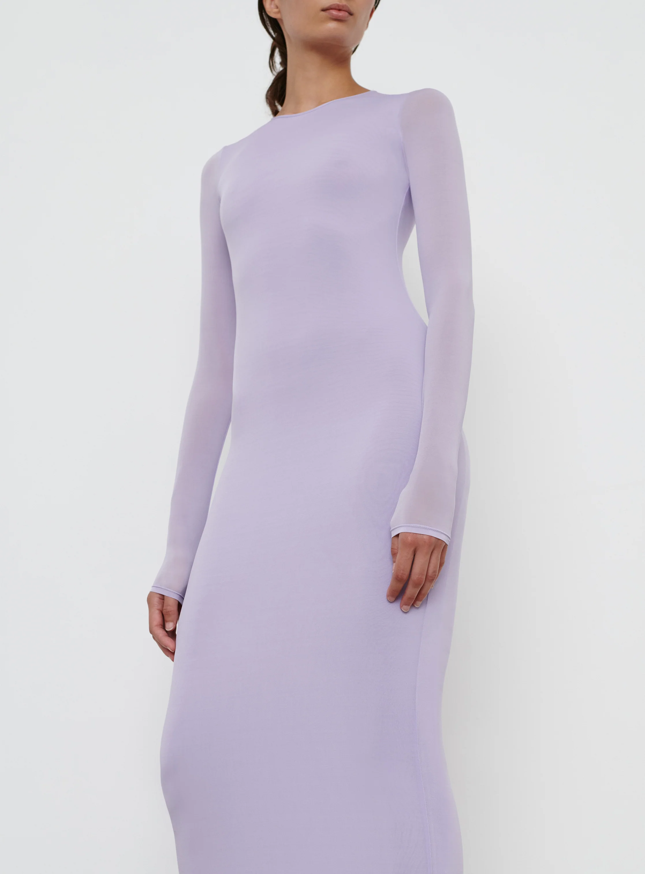Sheer Dress Midi - Image 5
