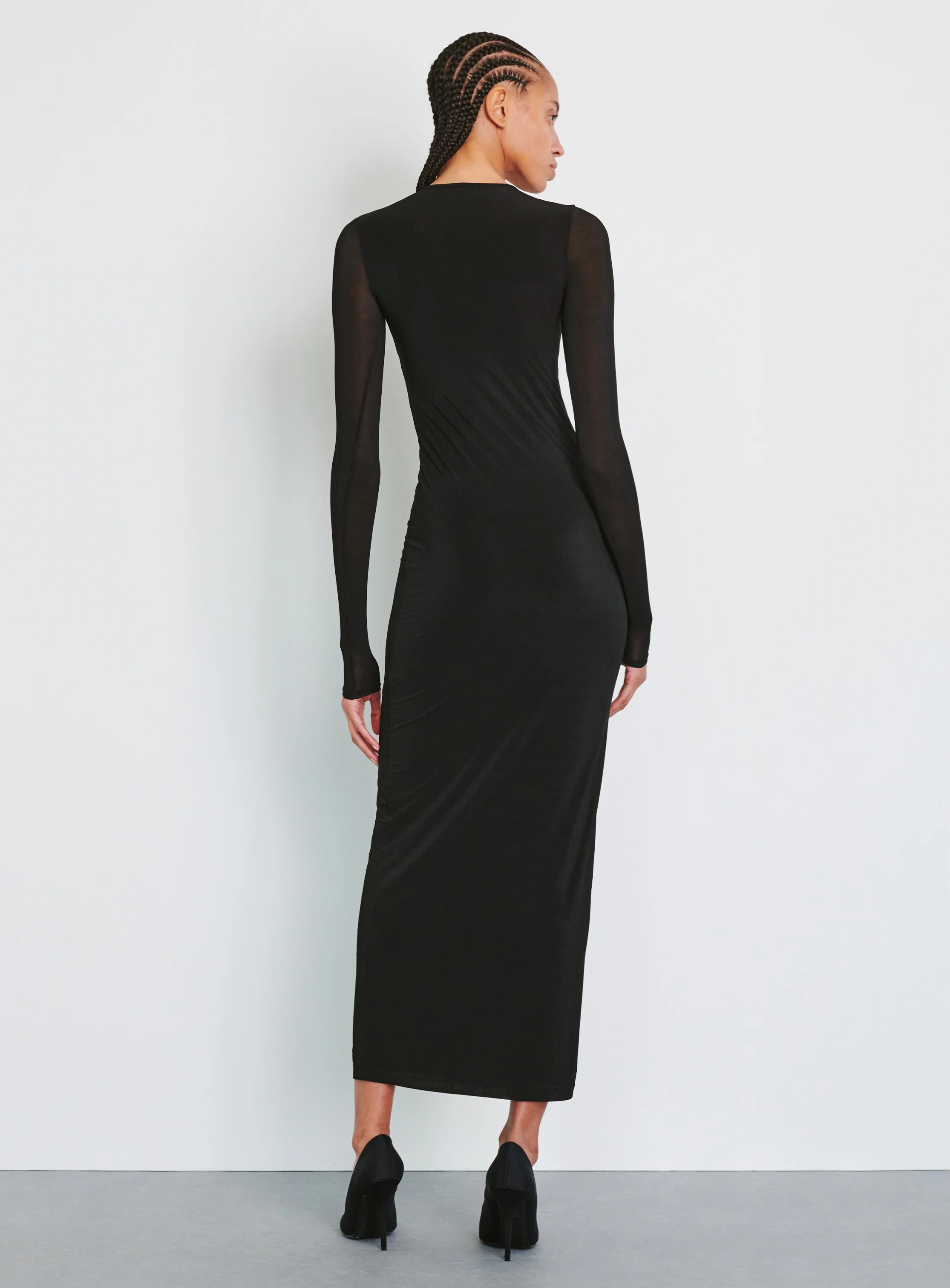 Sheer Dress Midi - Image 3