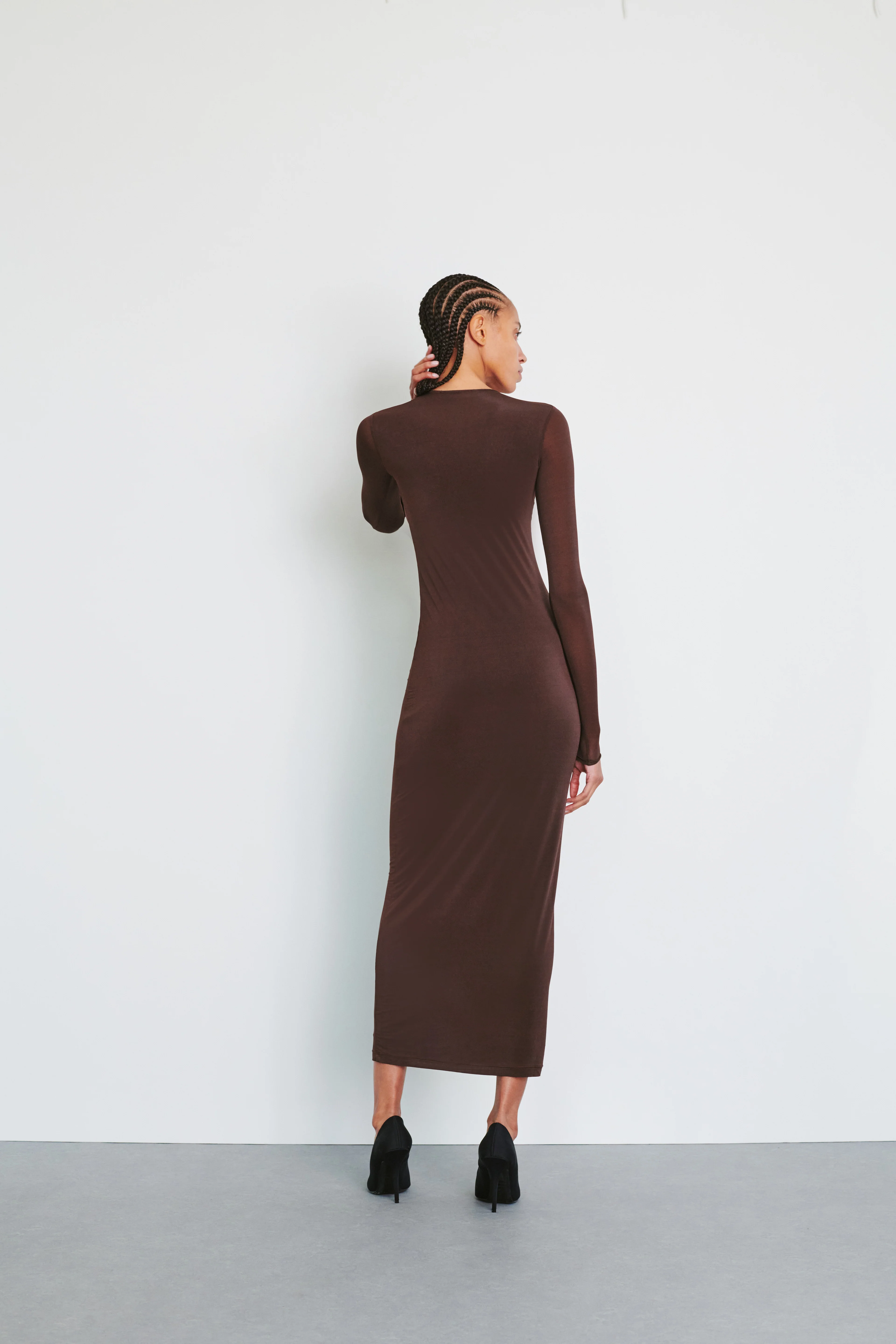 Sheer Dress Midi - Image 4